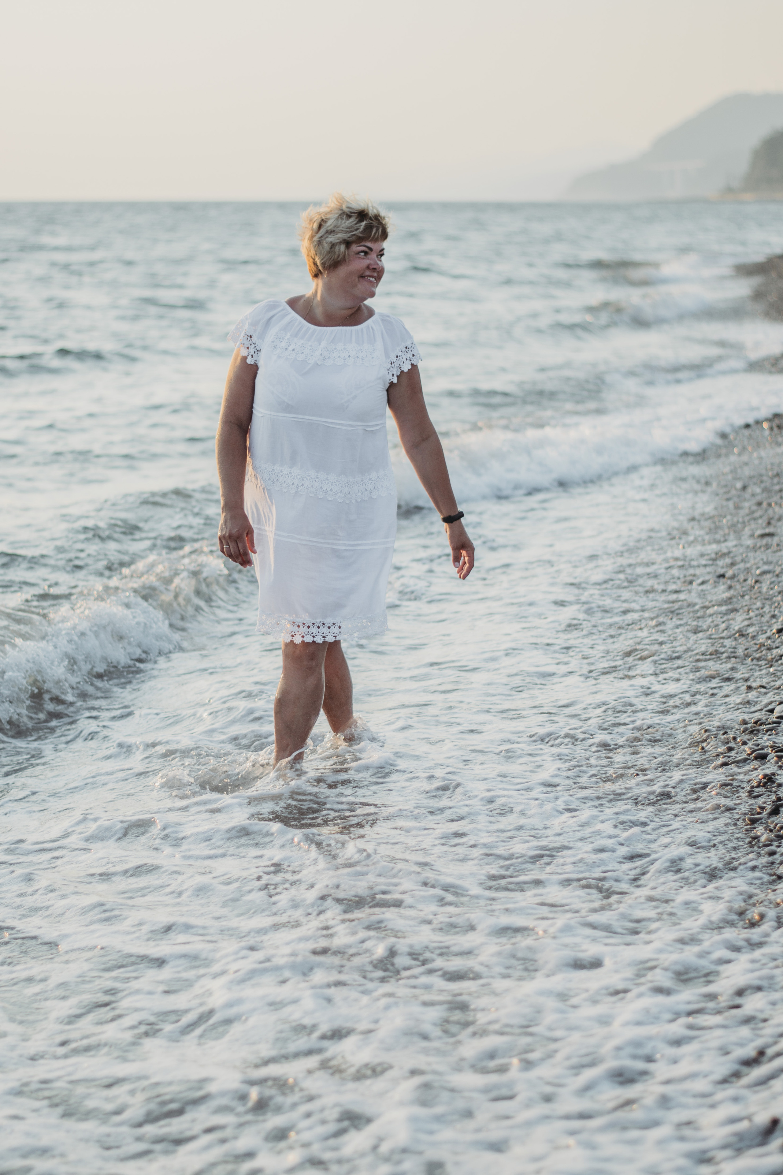 Семейная фотосессия на берегу моря. Фотограф в Сочи — Маргарита Поганова