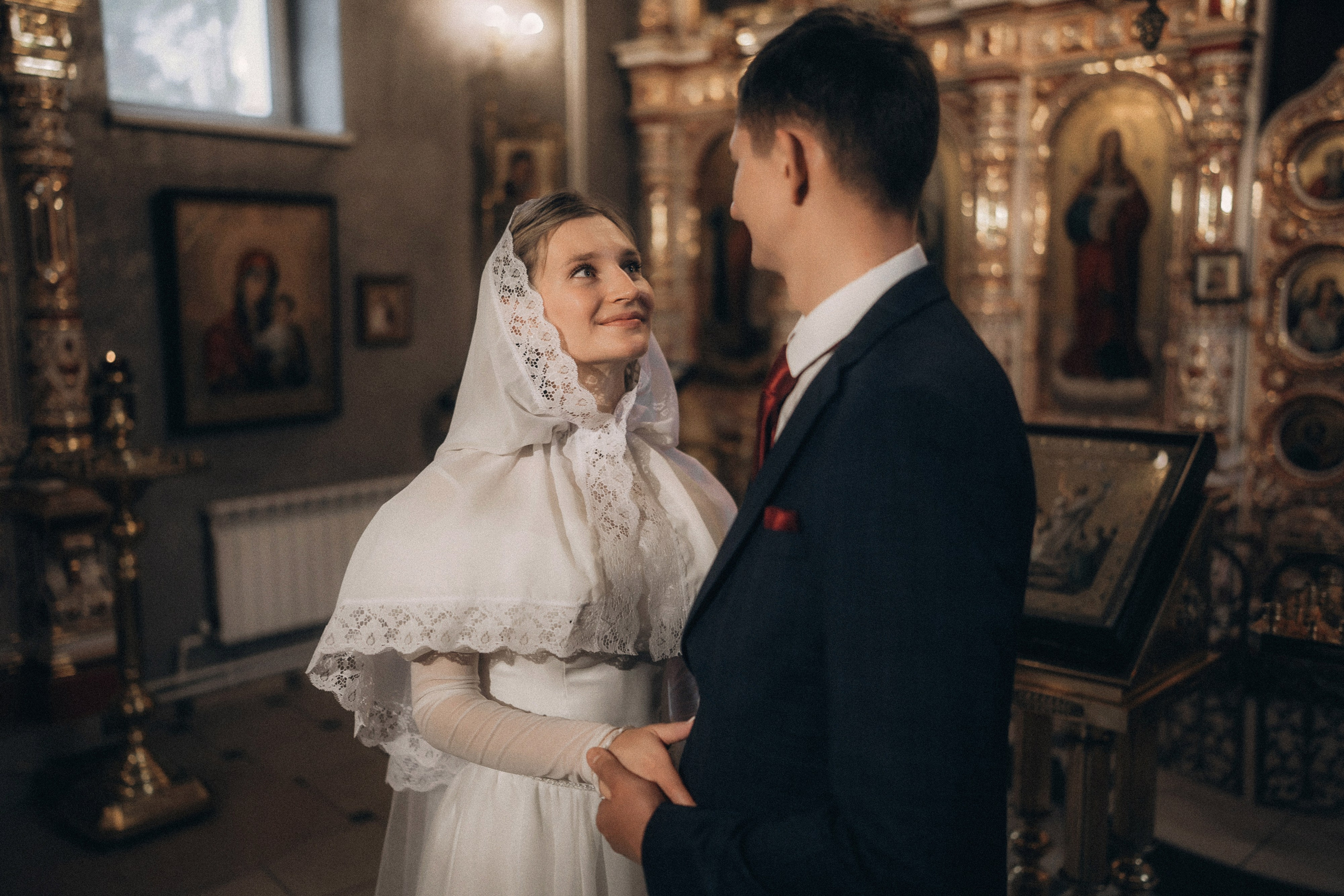 Фотосессия таинства венчания в Воронеже.