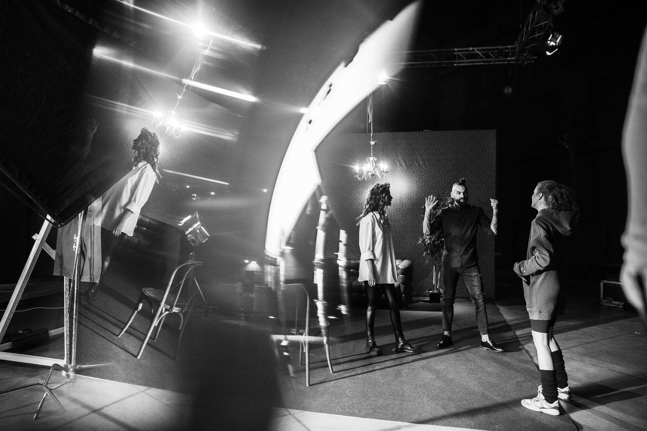 ФК Би-2 & Лиза Громова Мосфильм. Ольга Пилант. АРТ, бэкстейдж, свадебная и семейная фотография, городской портрет, интерьерная фотография