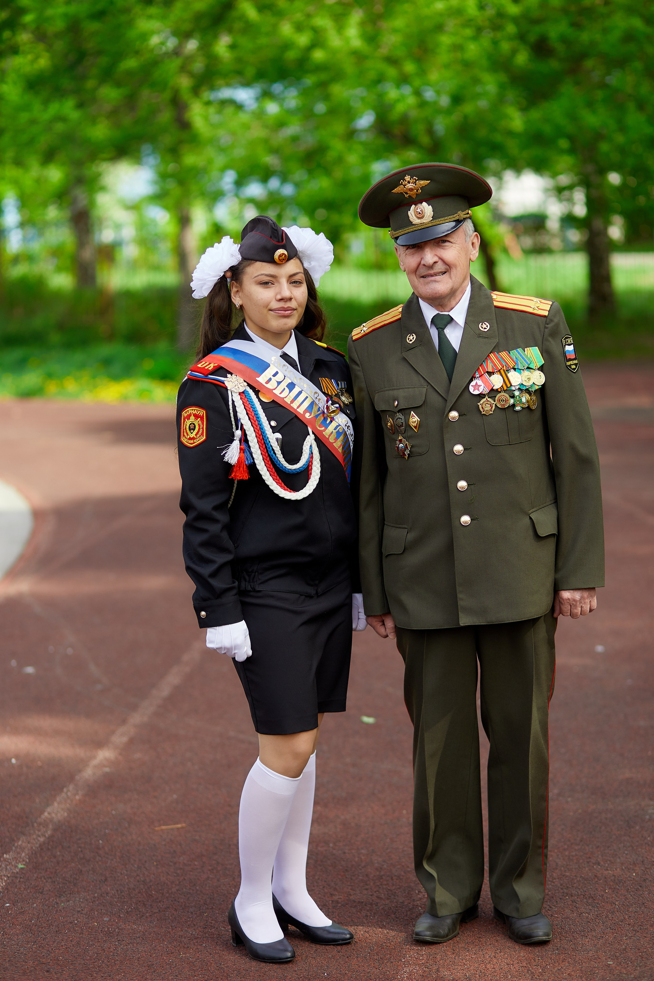 Кадеты последний звонок. Фотограф Вячеслав Фарунин