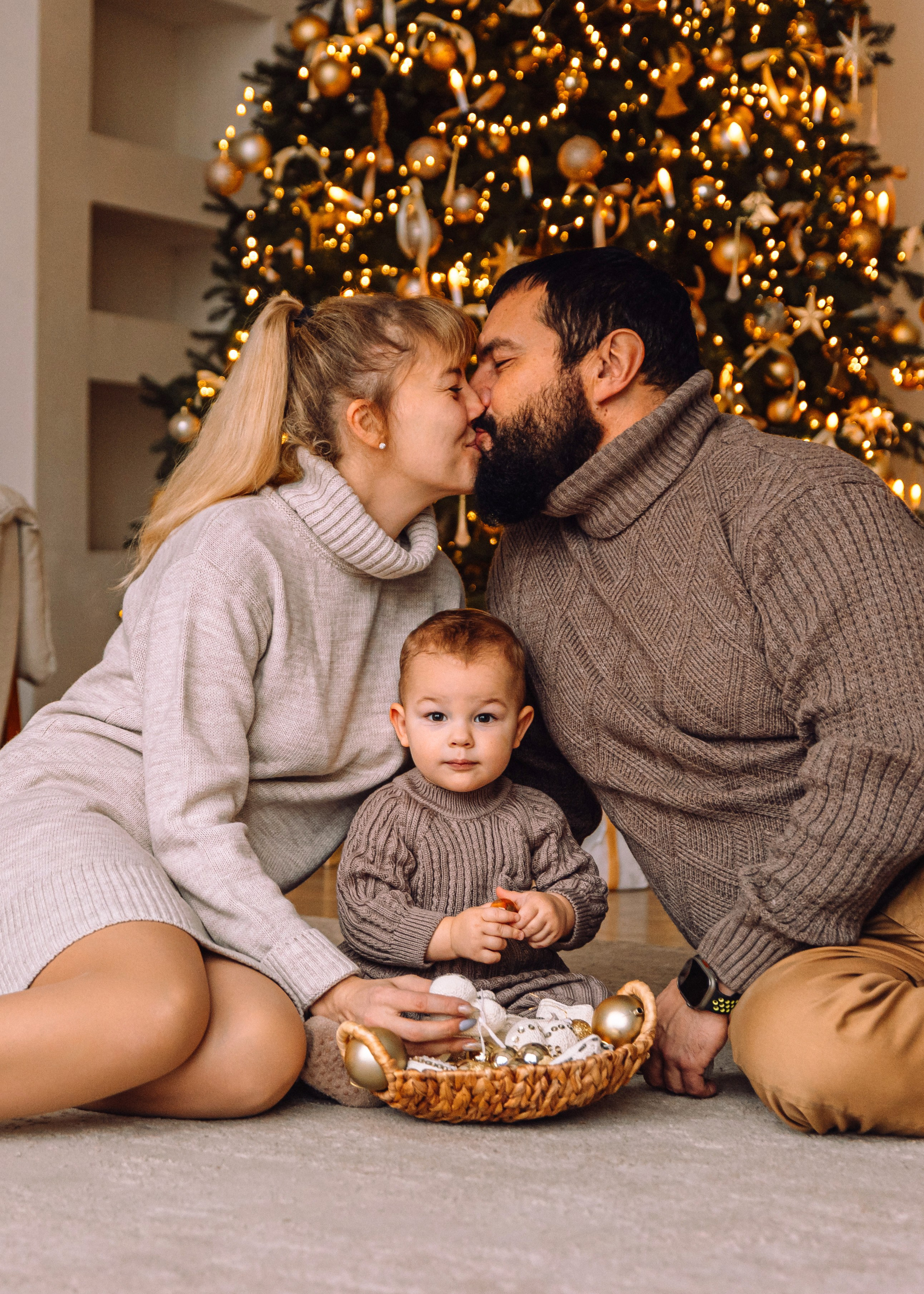 Оля, Леша и Димулька. Семейный фотограф В Москве Александра Дейкун