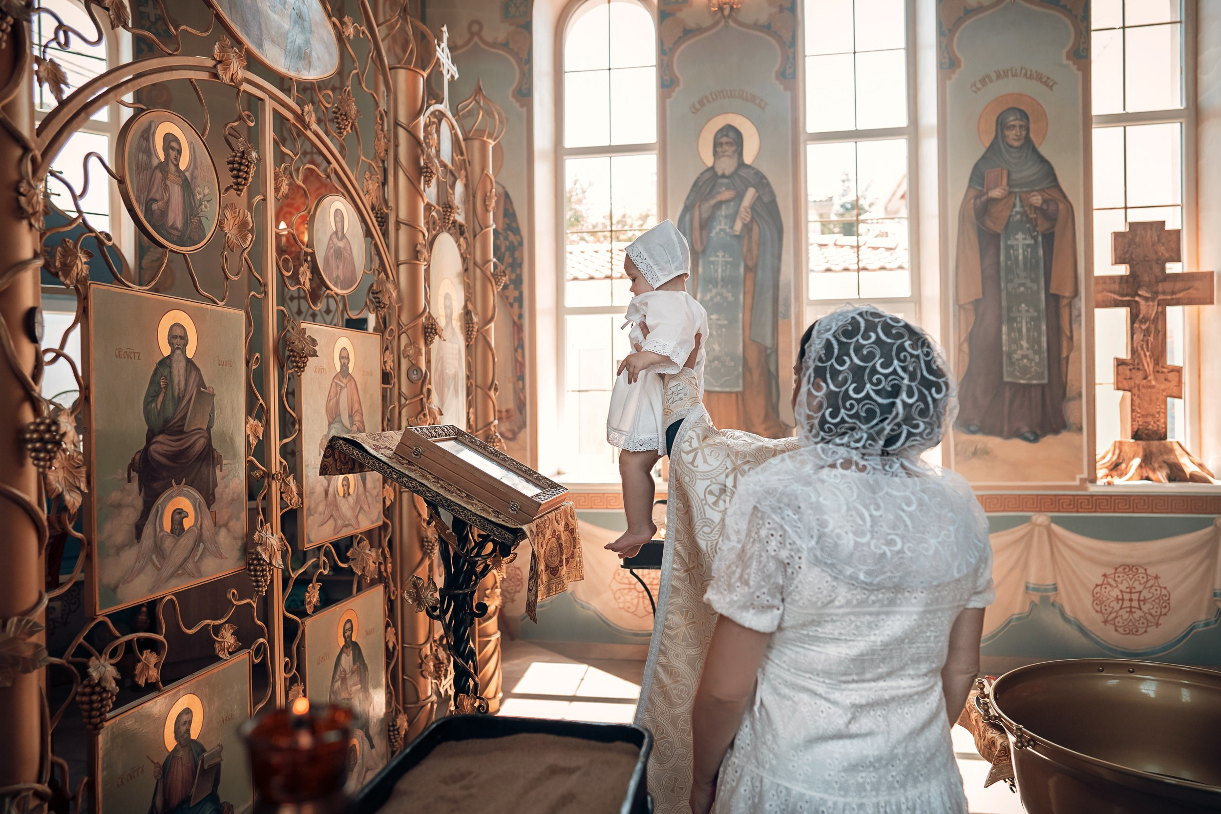 Крещение в храме ап.Андрея Первозванного г. Севастополь. Церковный фотограф Севастополь