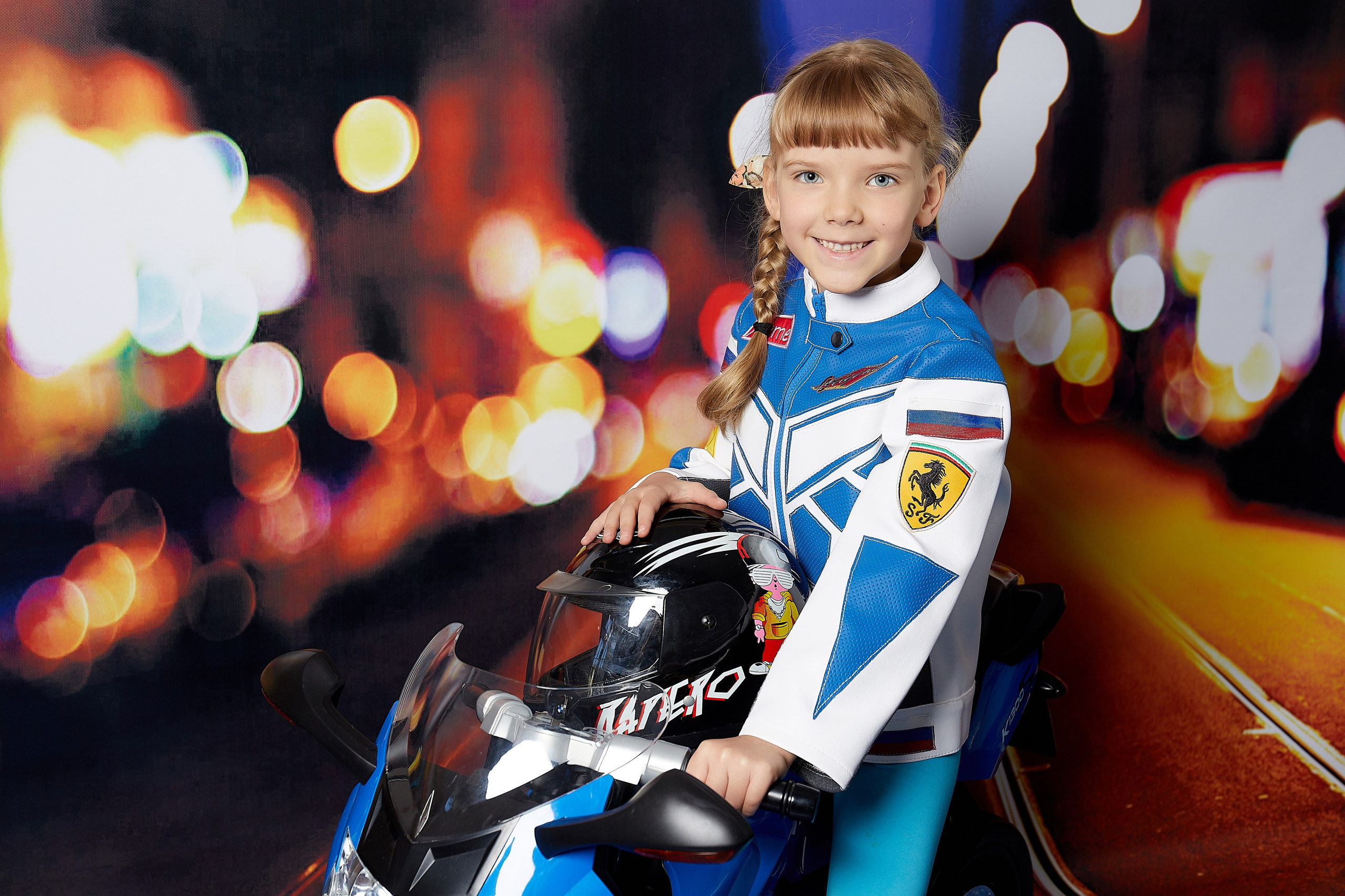 Байкер. Детская выездная фотостудия