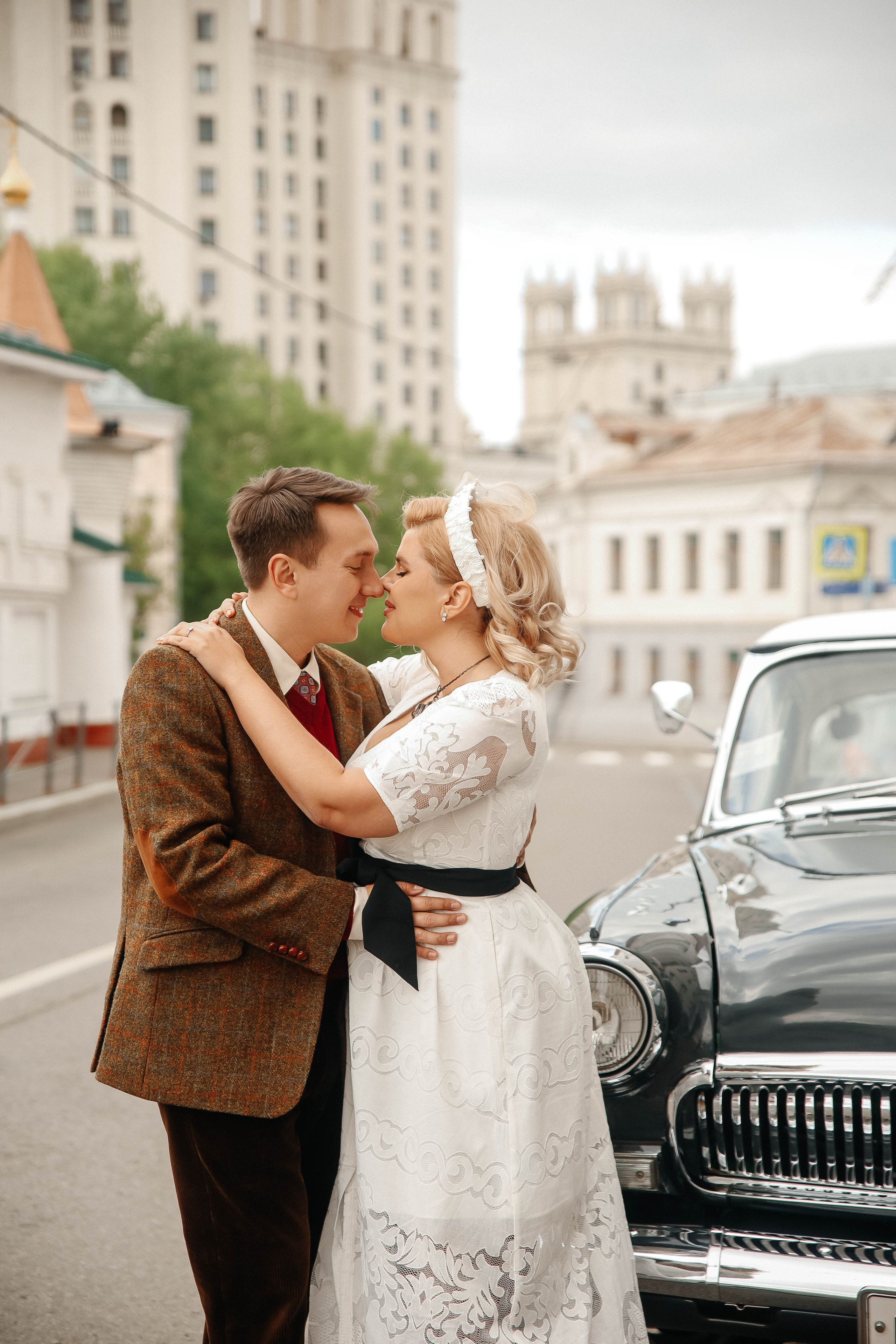 Свадебная фотосессия в стиле ретро. Свадебный и семейный фотограф в Москве