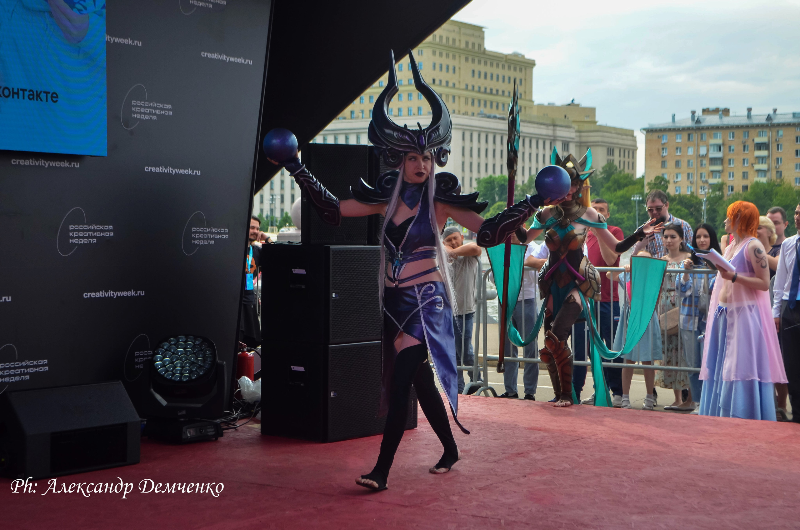 Фотосессия сцены в Москве на разных репортажных мероприятий