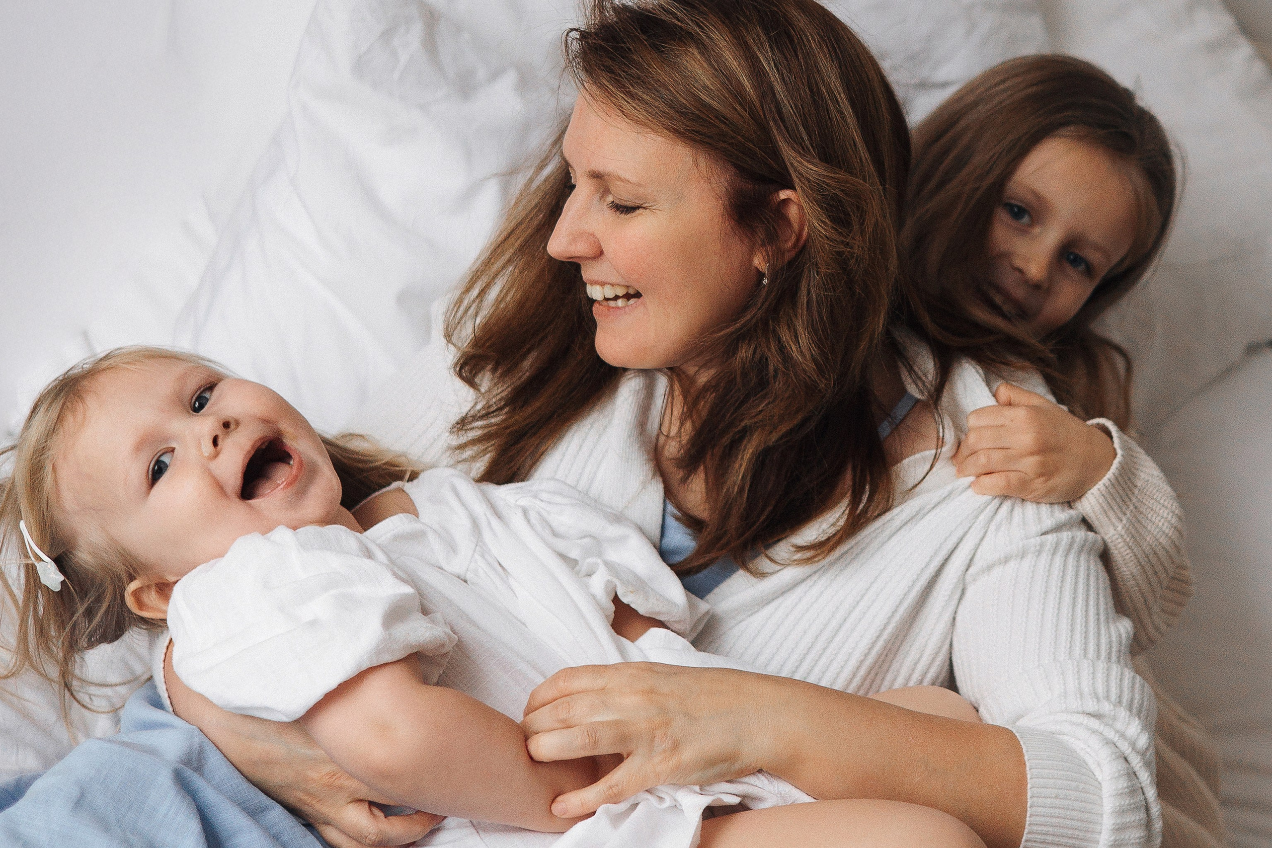 Марина, Аврора, Оливия, новогодняя история. Семейный фотограф в Москве Марина Петра