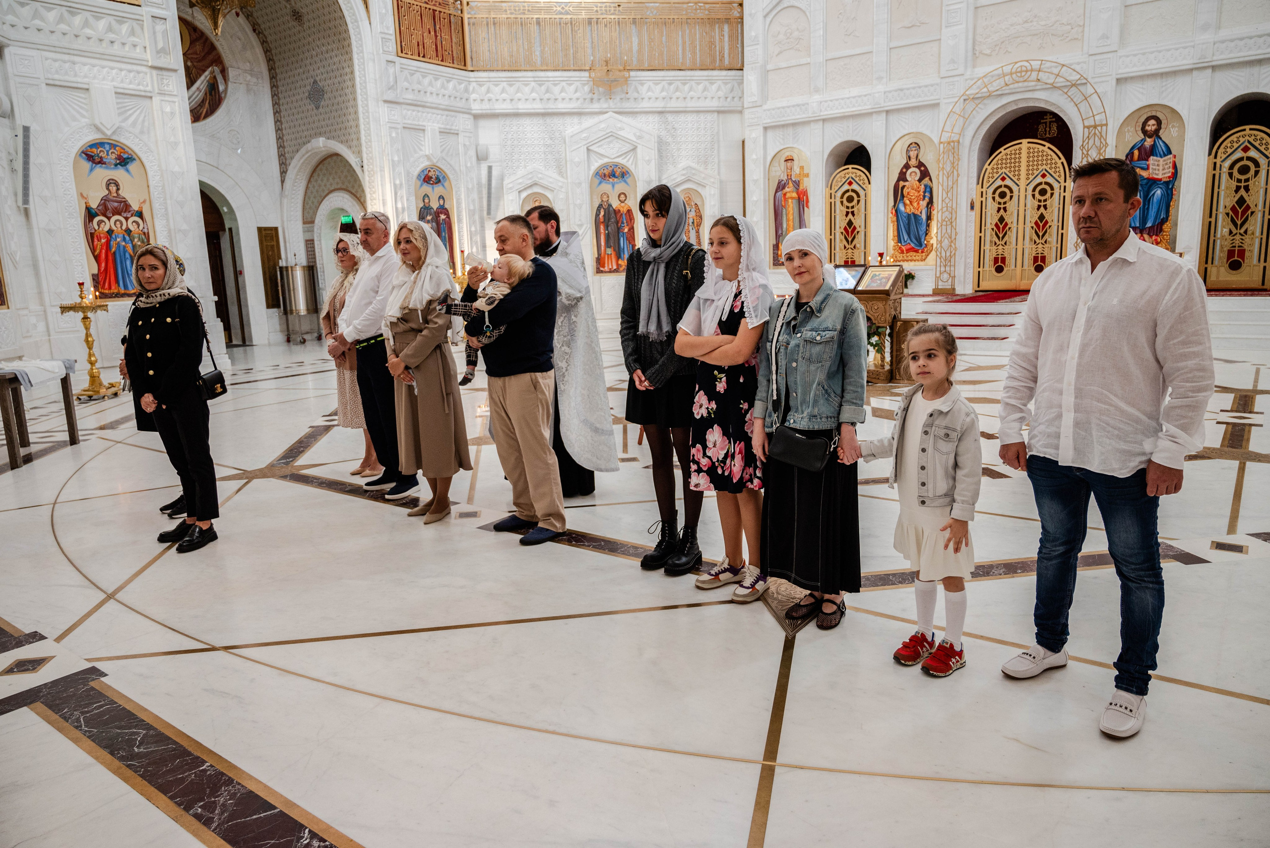 Крещение Олеся. Семейный и детский фотограф Москва