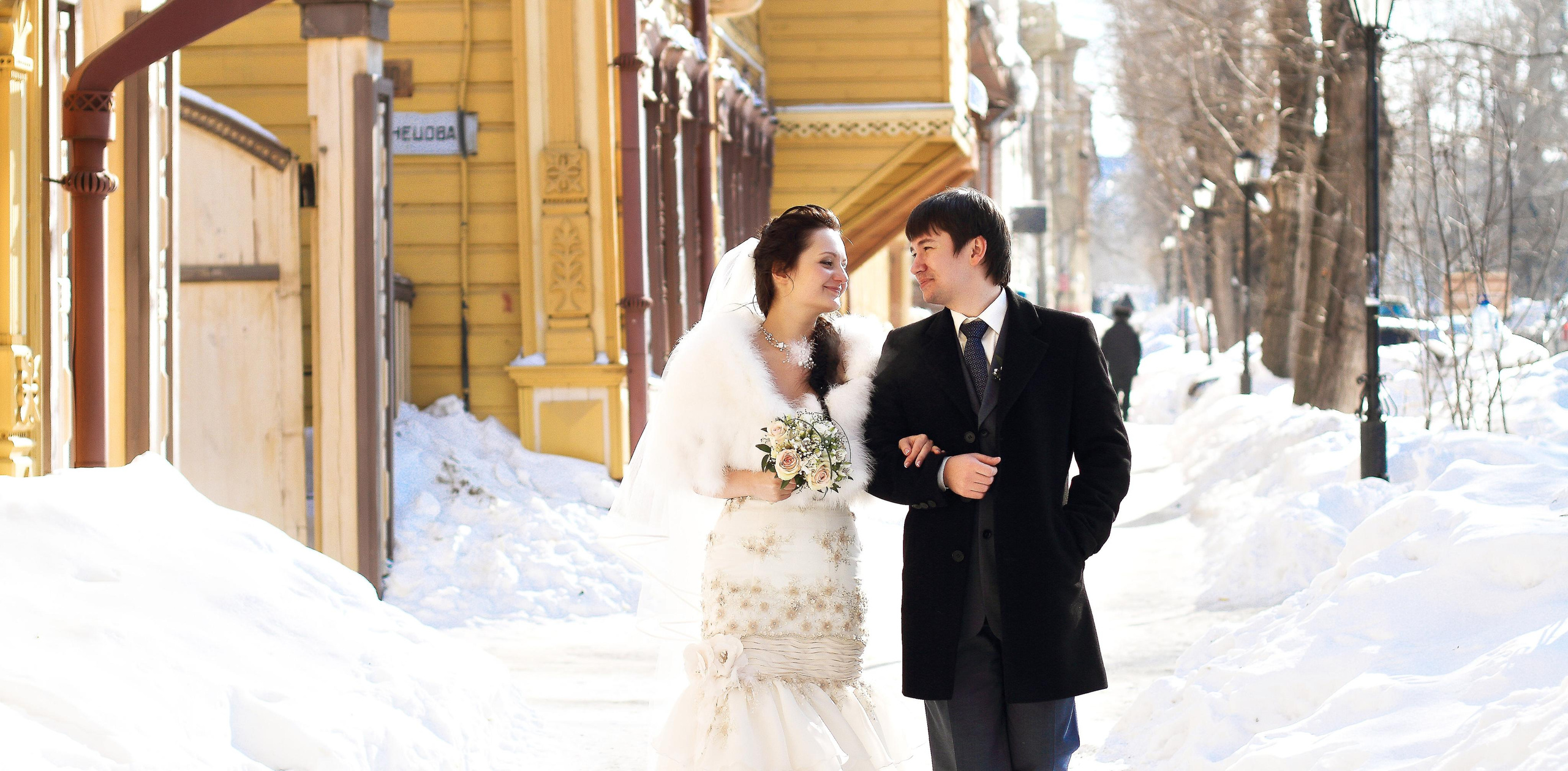 ЗИМНЯЯ СВАДЬБА. Свадебный и семейный фотограф в Томске Константин Янучковский