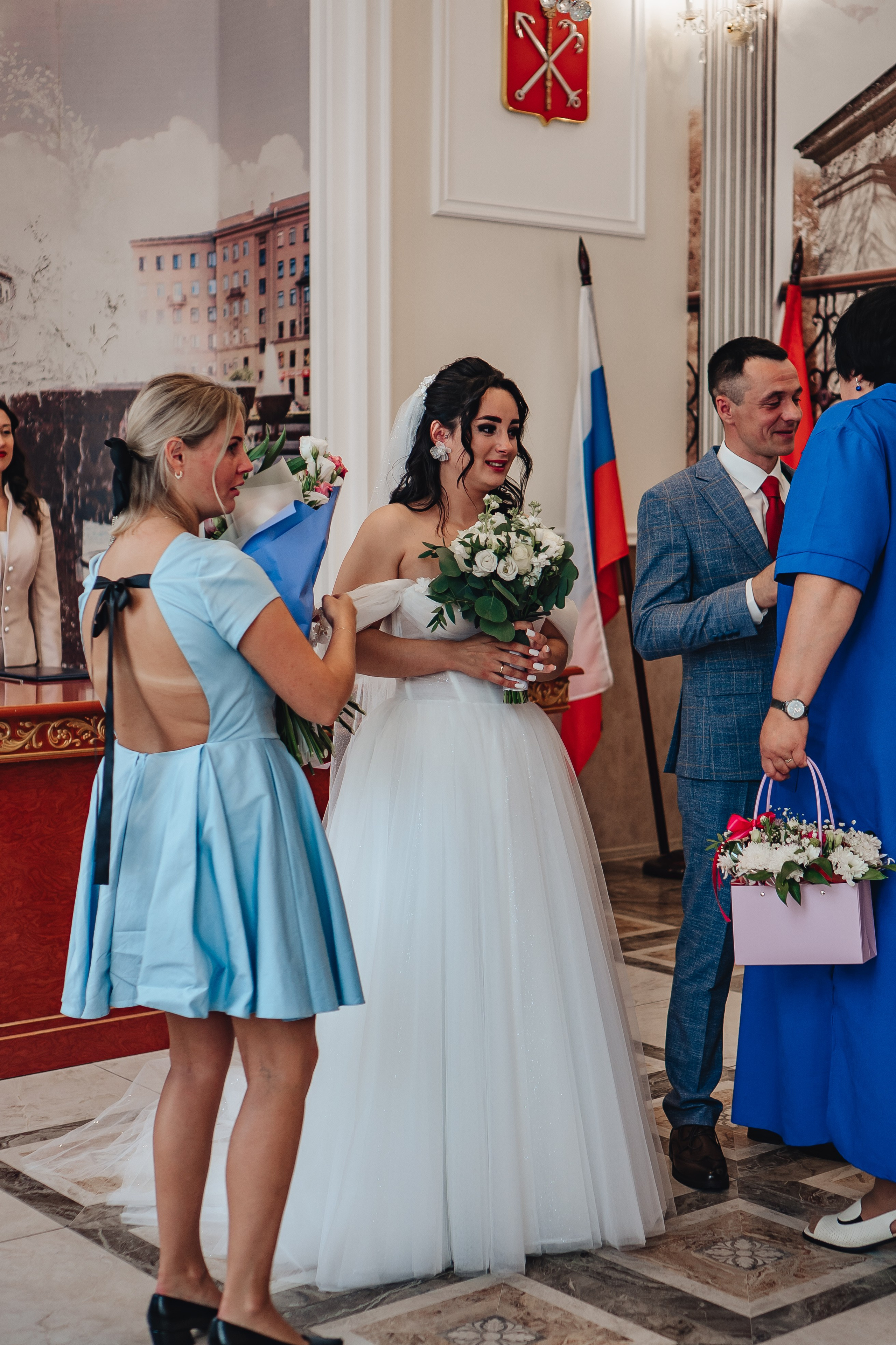 СВАДЕБНАЯ СЬЕМКА В ЗАГСЕ НА МОСКОВСКОМ ПРОСПЕКТЕ. Профессиональный фотограф, Санкт-Петербург — Виктория Богомолова