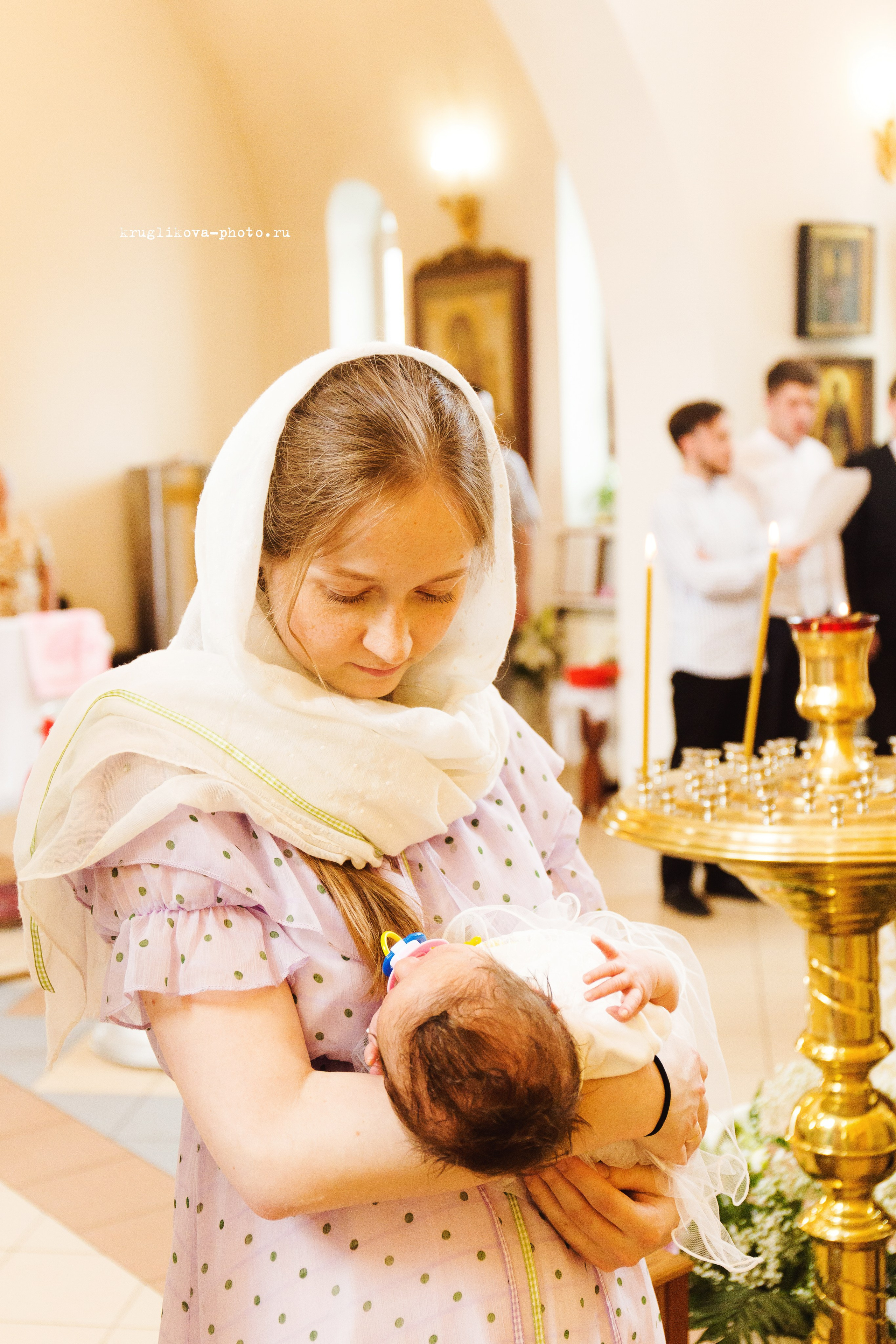 Таинство Крещения. Фотограф новорожденных и детский в Сергиевом Посаде Кругликова Юлия