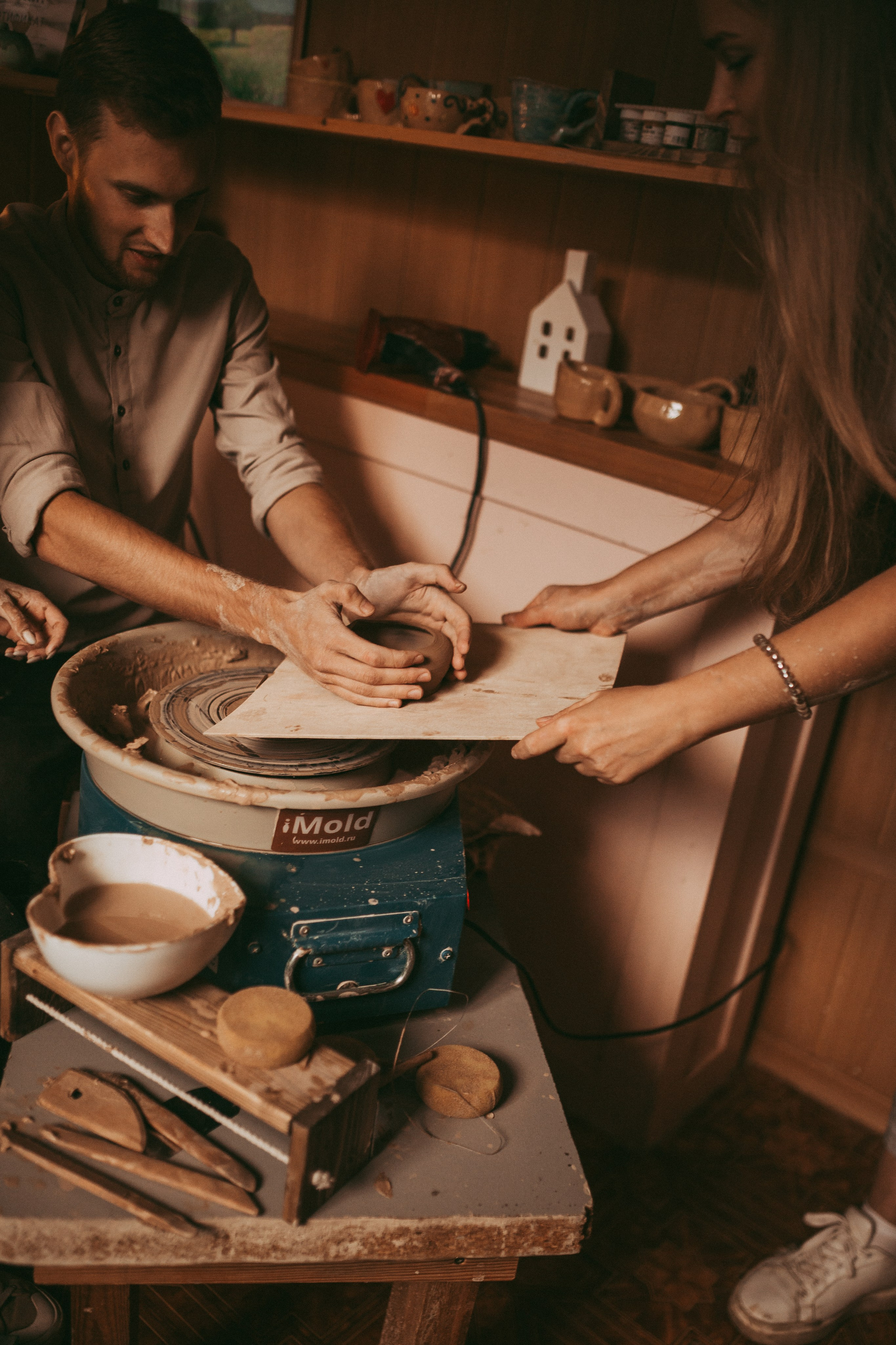 Лав стори в гончарной. Семейный и детский фотограф в Нижнем Новгороде Наумова Лидия