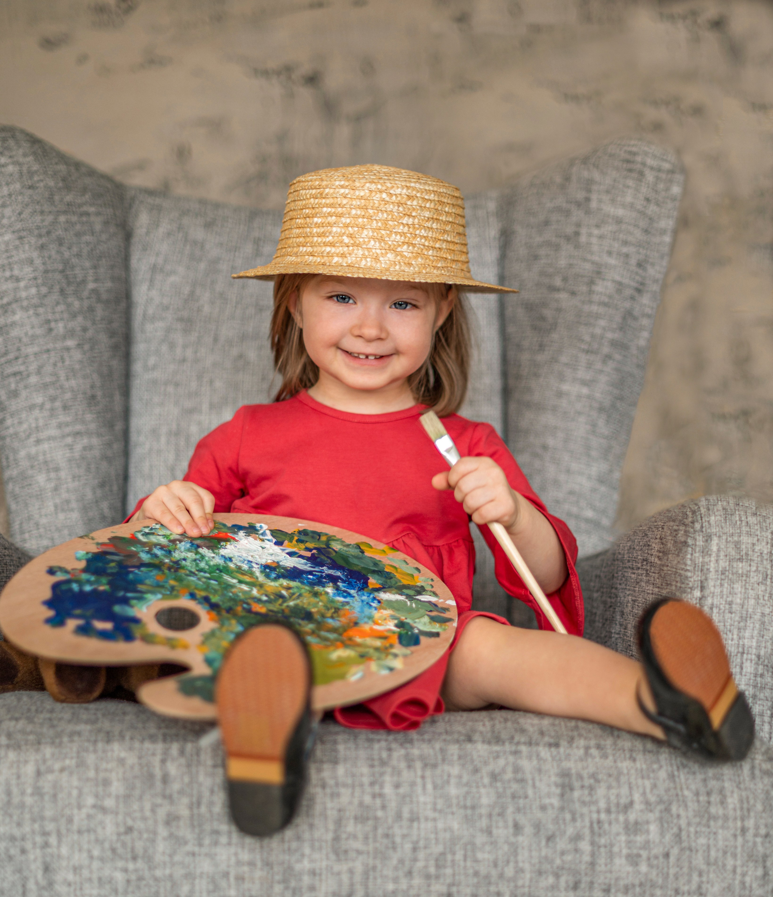 Фотосессия на 2 годика Настеньки (2021 г.). Детский и семейный фотограф г. Москва Оксана Катаджи