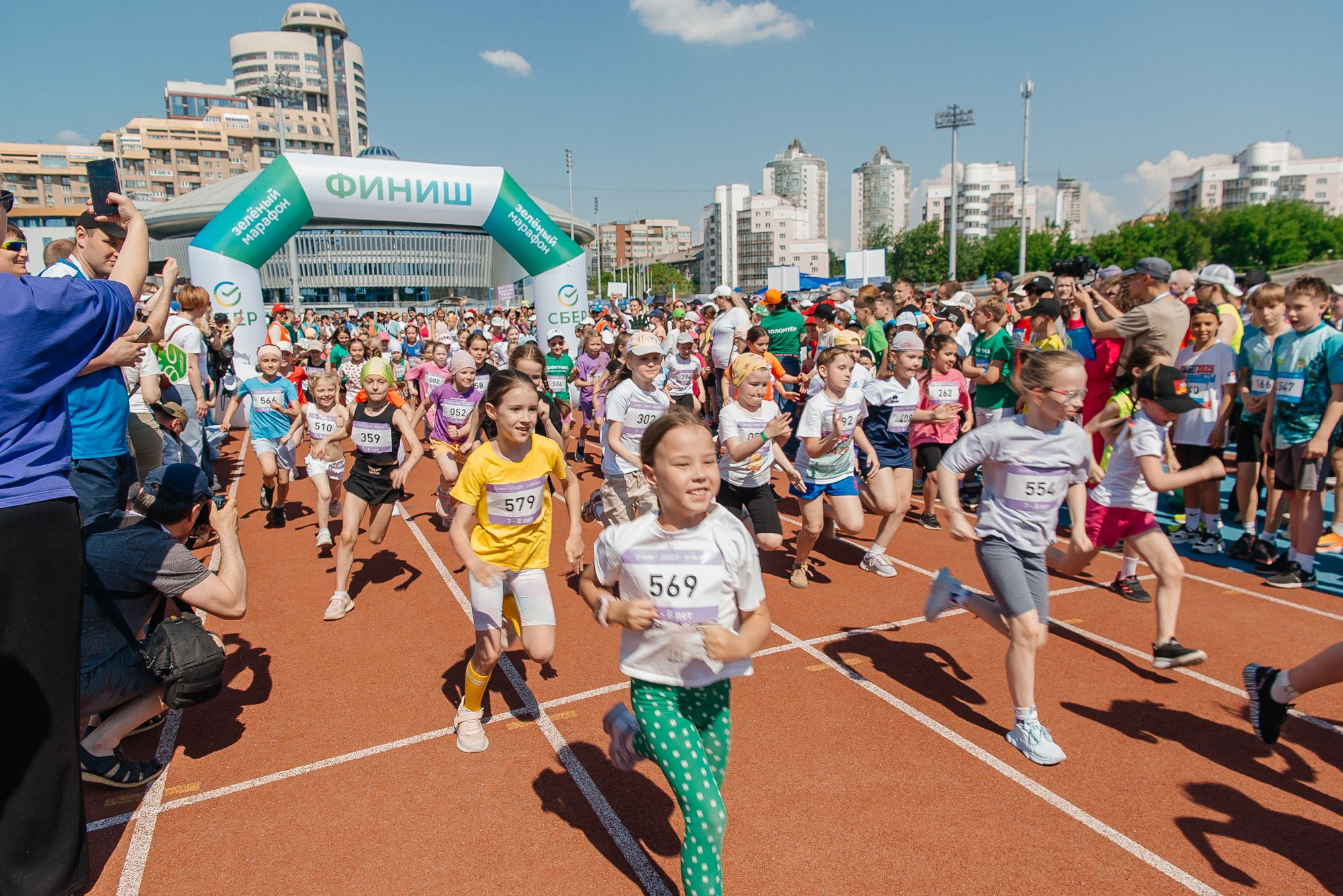 Сбер. Зелёный марафон 2025. Профессиональный фотограф в Екатеринбурге Ирина Смирнова