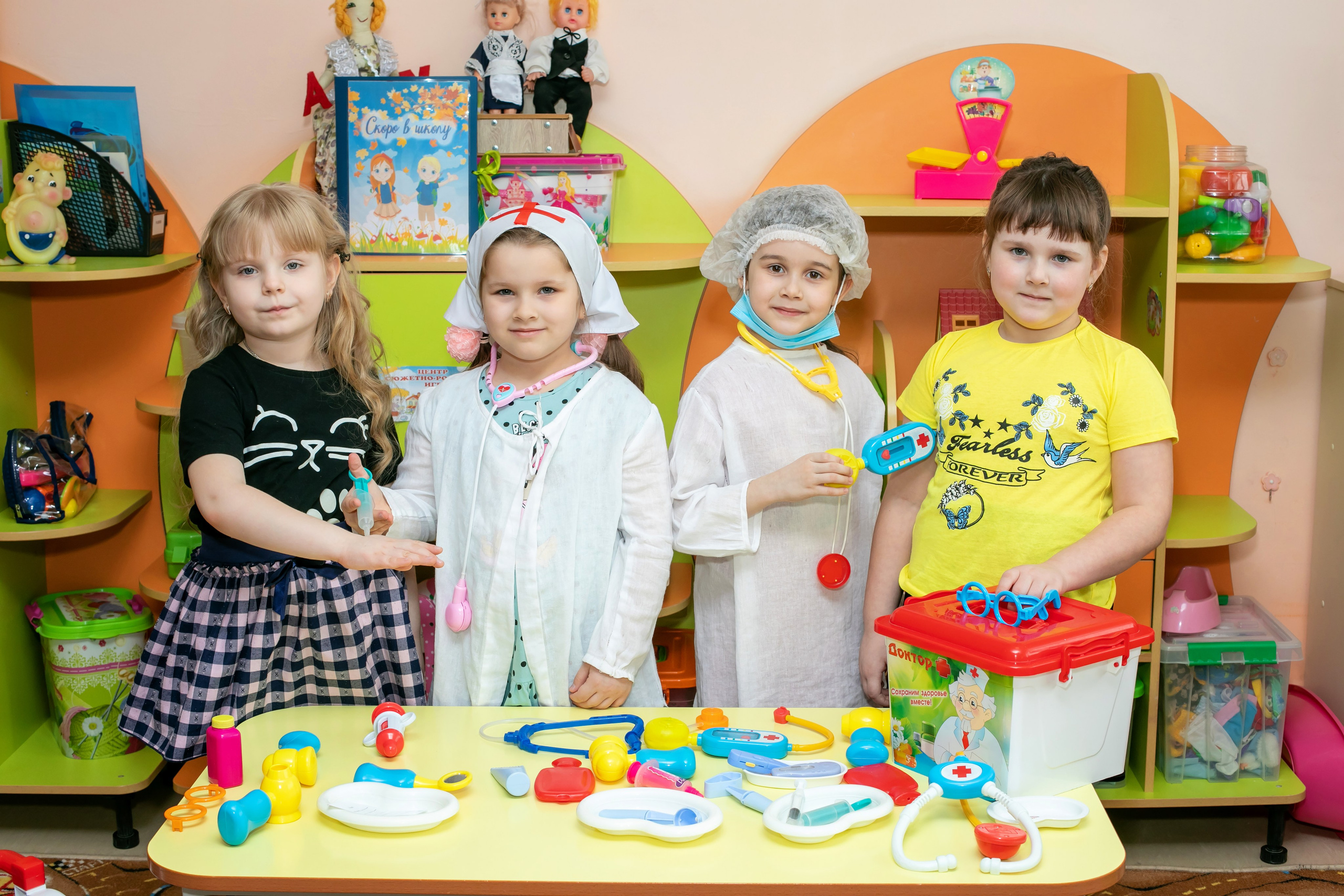 Съемка в детском саду. Выпускные фотокниги