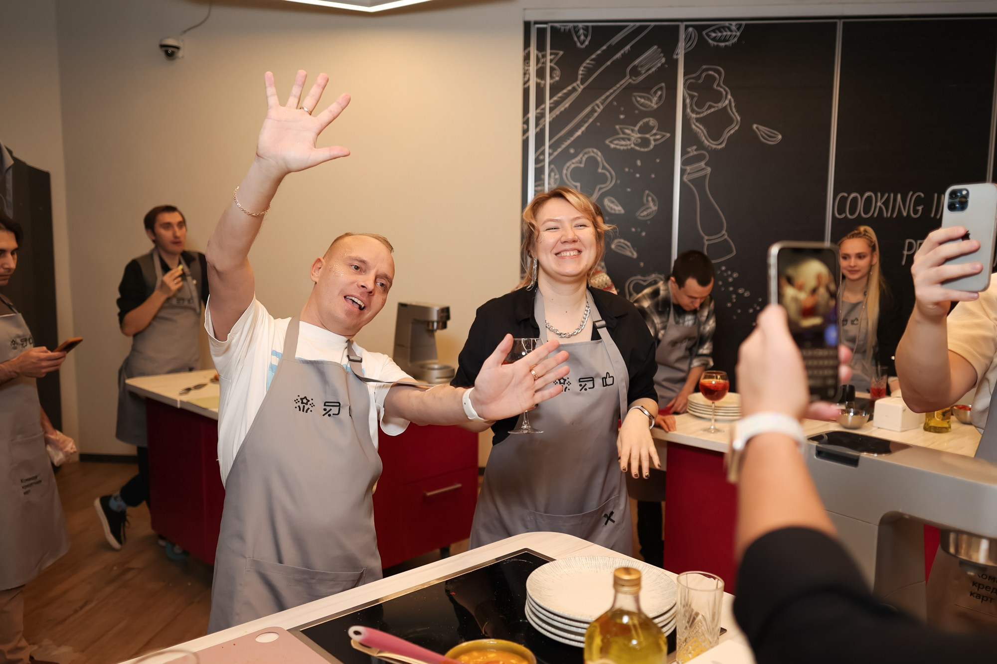 Кулинарный мастер-класс. Репортажный фотограф видеограф в Москве Ольга Плаксина