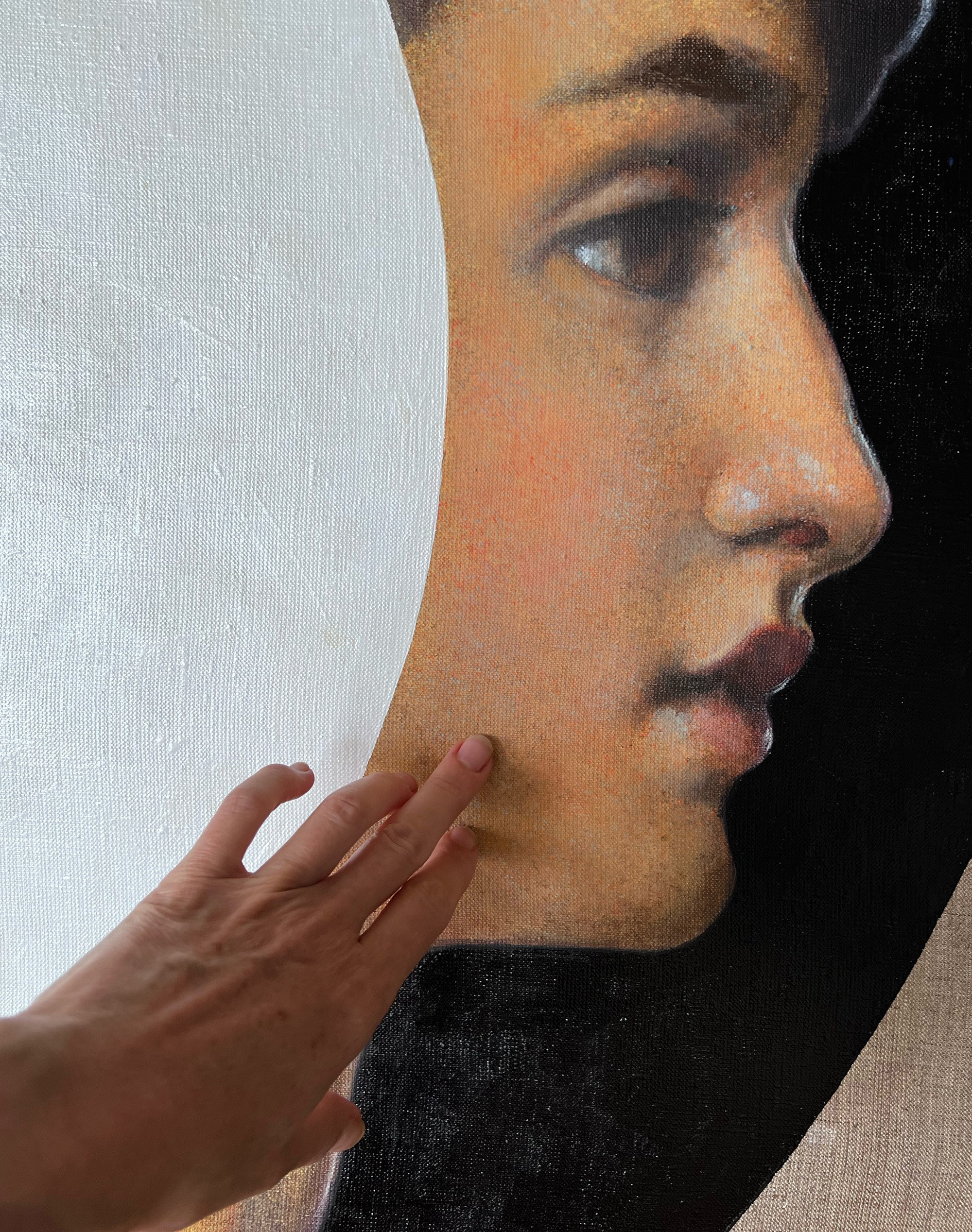 Паоло. Художник-абстракционист Ольга Рикун. Москва