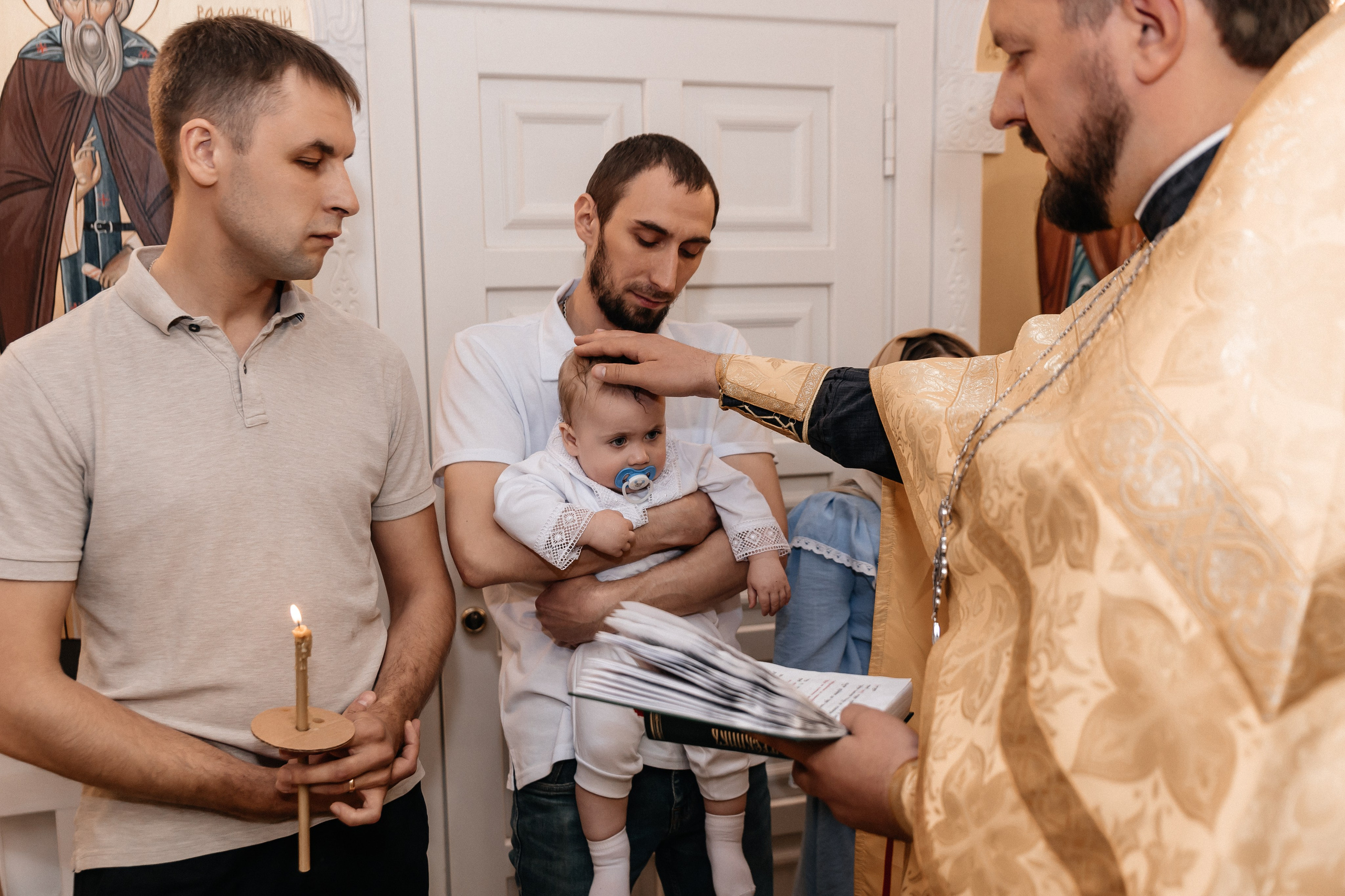 Крещение Влада. Семейный фотограф Минск Усова Ольга