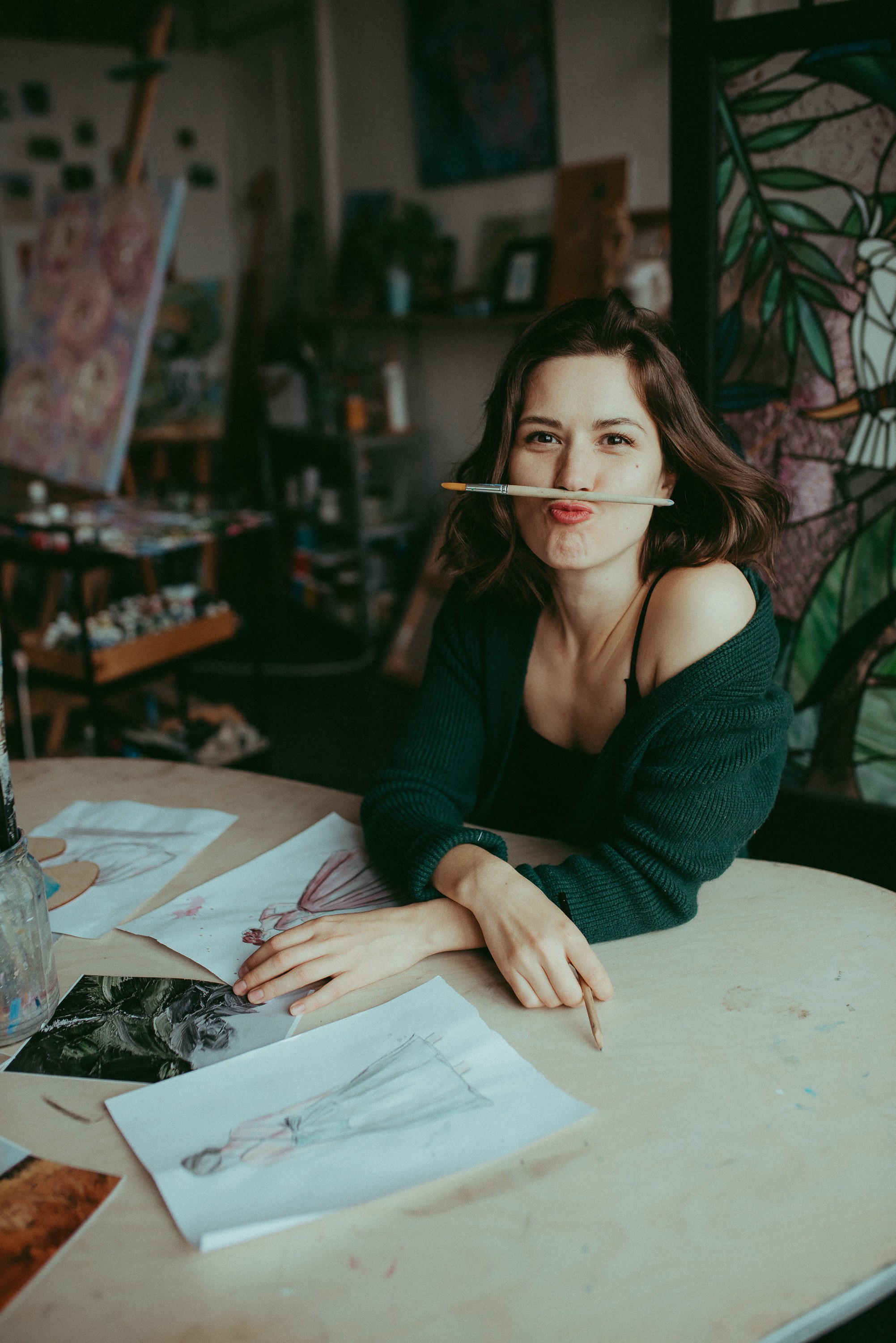 Даша в Мастерской. Семейный и детский фотограф в Новосибирске и Краснообске — Анна Ким