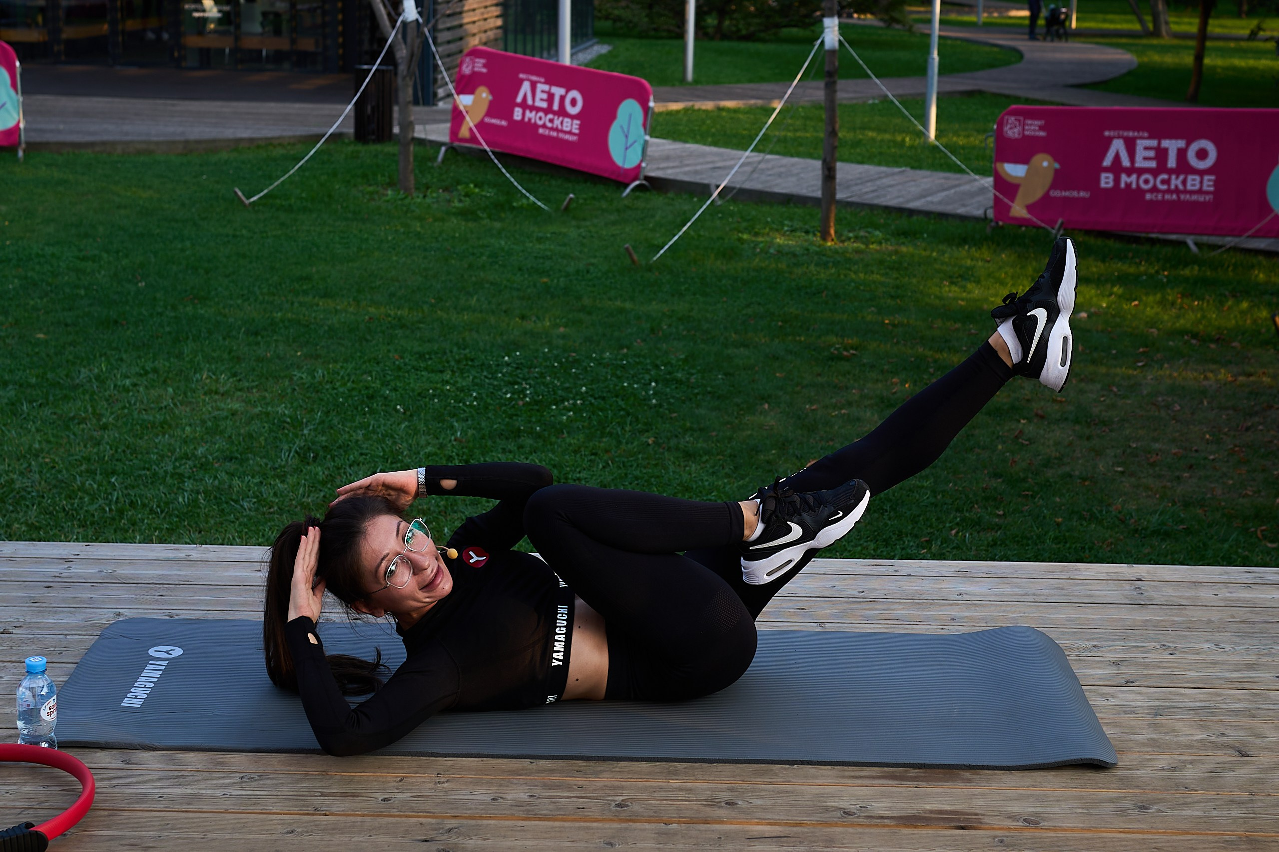 Yamaguchi / открытая тренировка «в стиле Пилатес». Фотограф и Видеограф в Москве. Олег Корушев