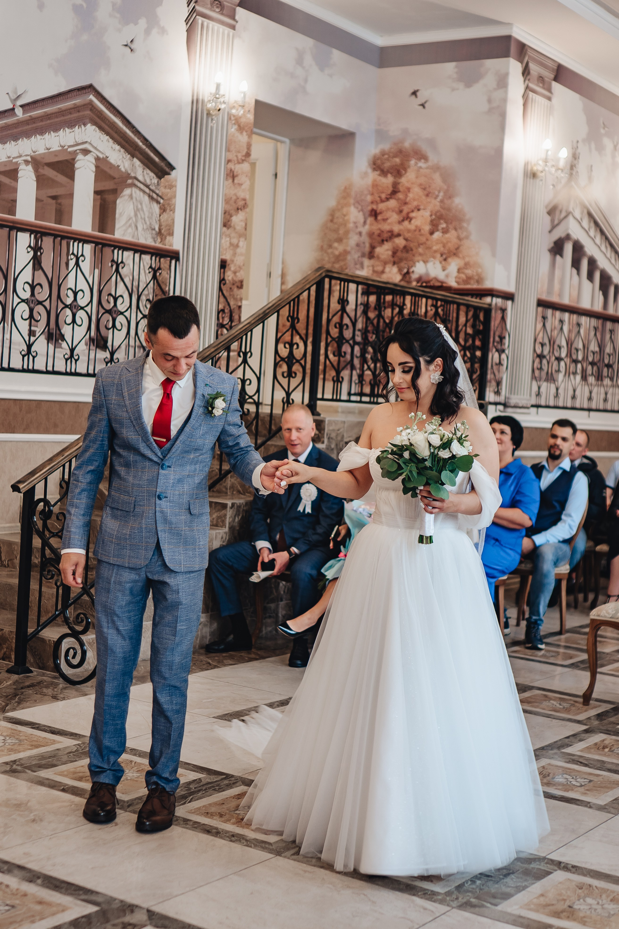 СВАДЕБНАЯ СЬЕМКА В ЗАГСЕ НА МОСКОВСКОМ ПРОСПЕКТЕ. Профессиональный фотограф, Санкт-Петербург — Виктория Богомолова