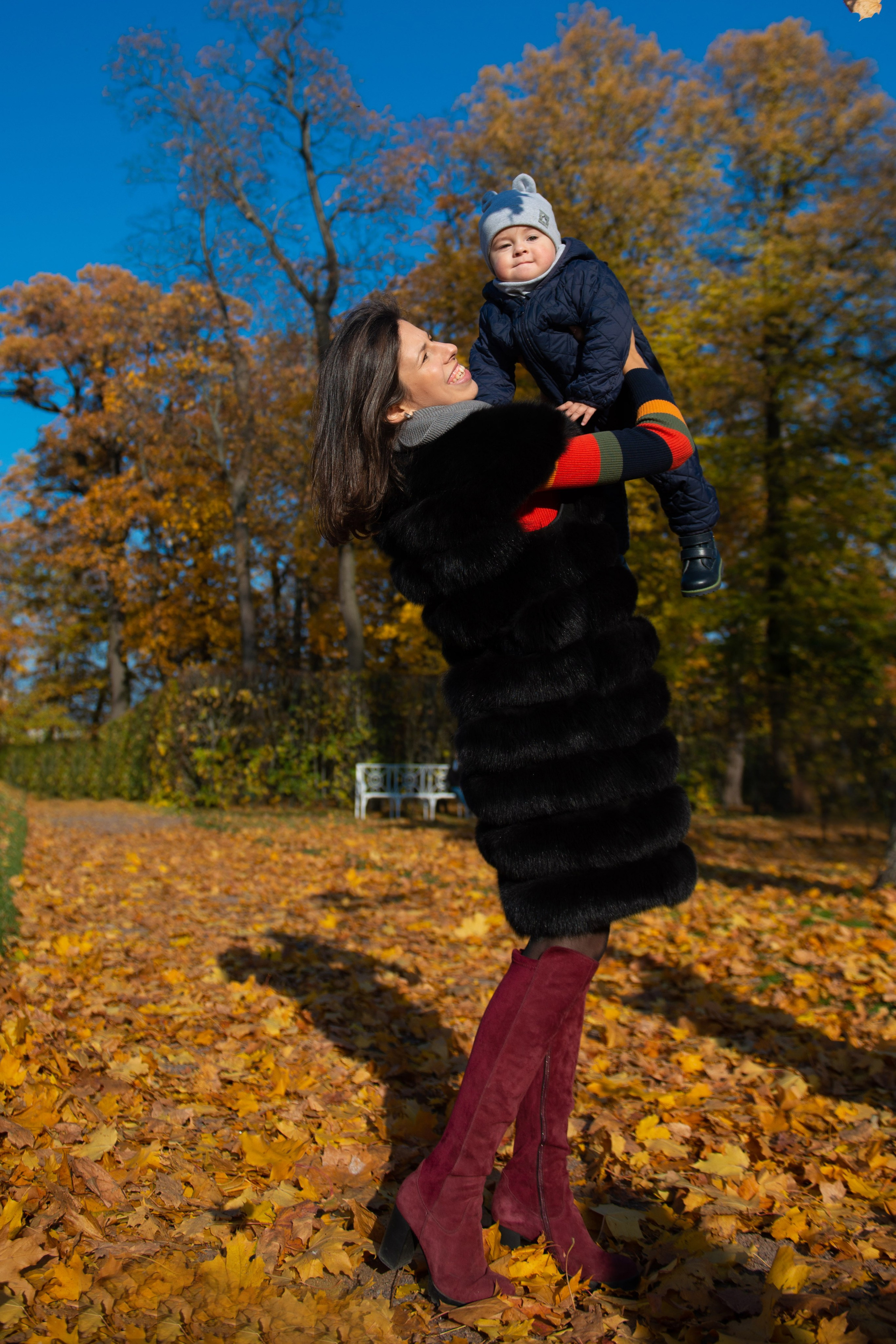 Егор, Валерия и Андрей осенняя прогулка. Портретный, семейный и свадебный фотограф в Санкт-Петербурге и в Пушкине Ширяев Денис