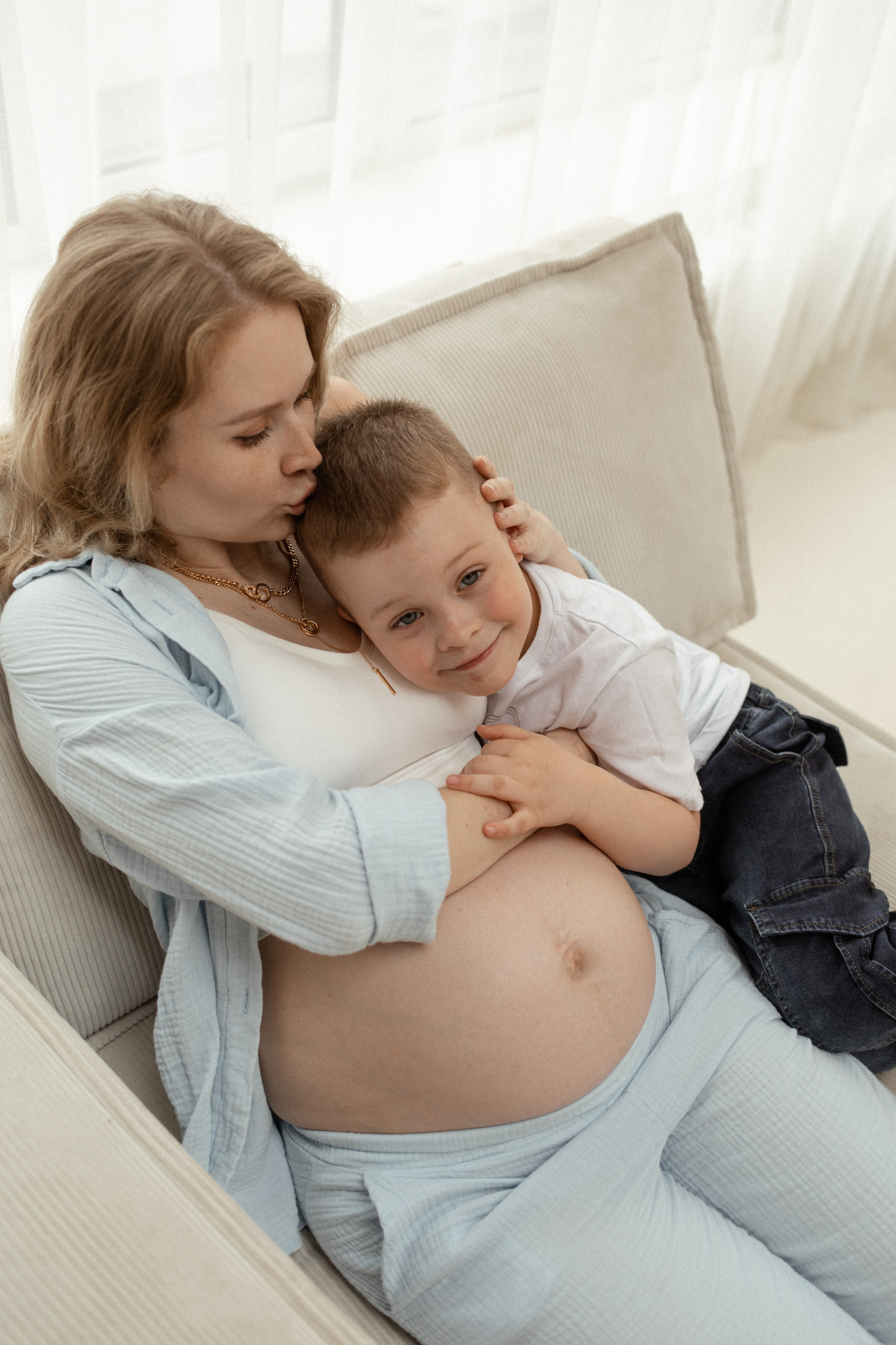 Павел, Костик и Екатерина с животиком. Семейный фотограф Челябинск