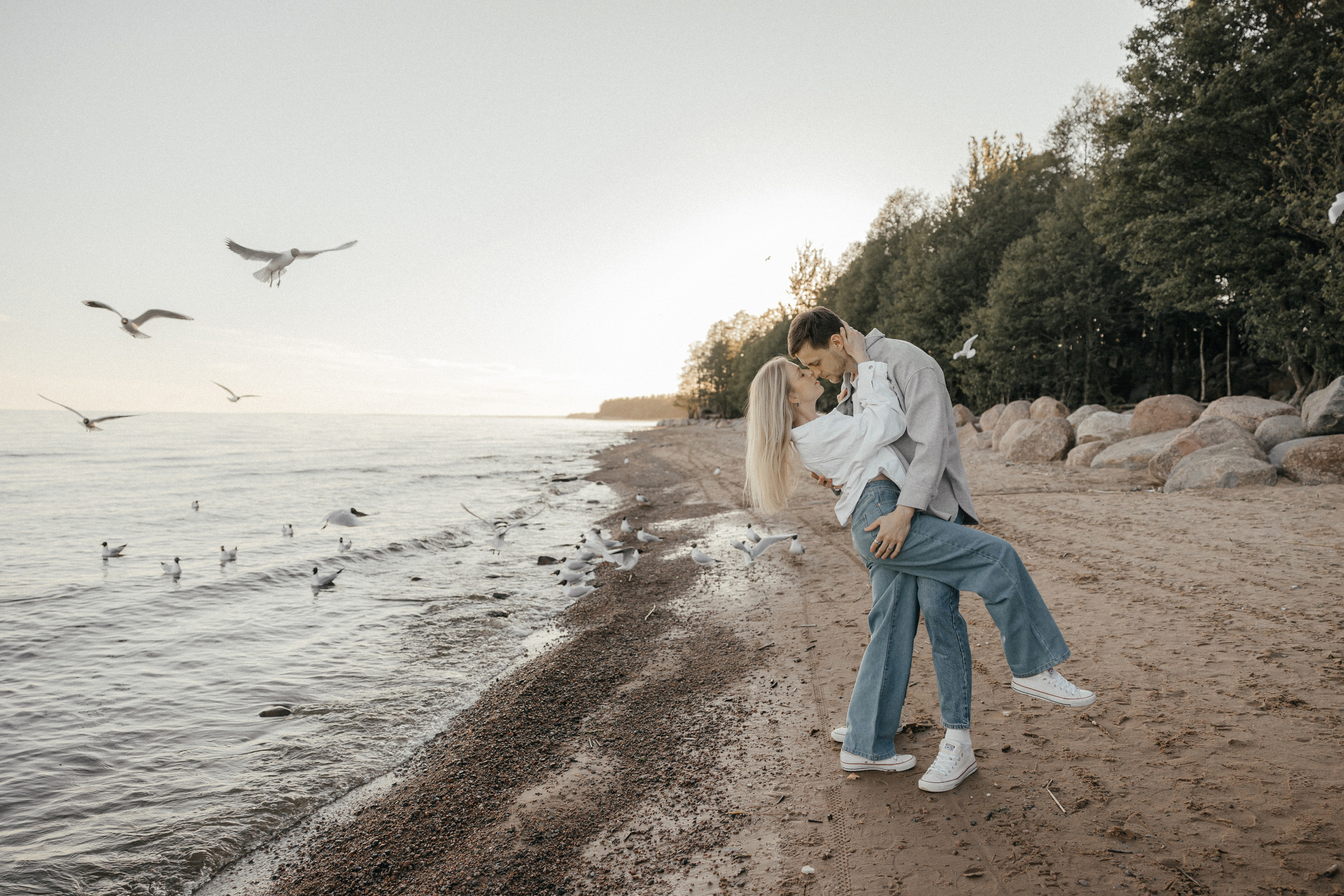 LOVE STORY на Финском заливе. Свадебный фотограф в Москве