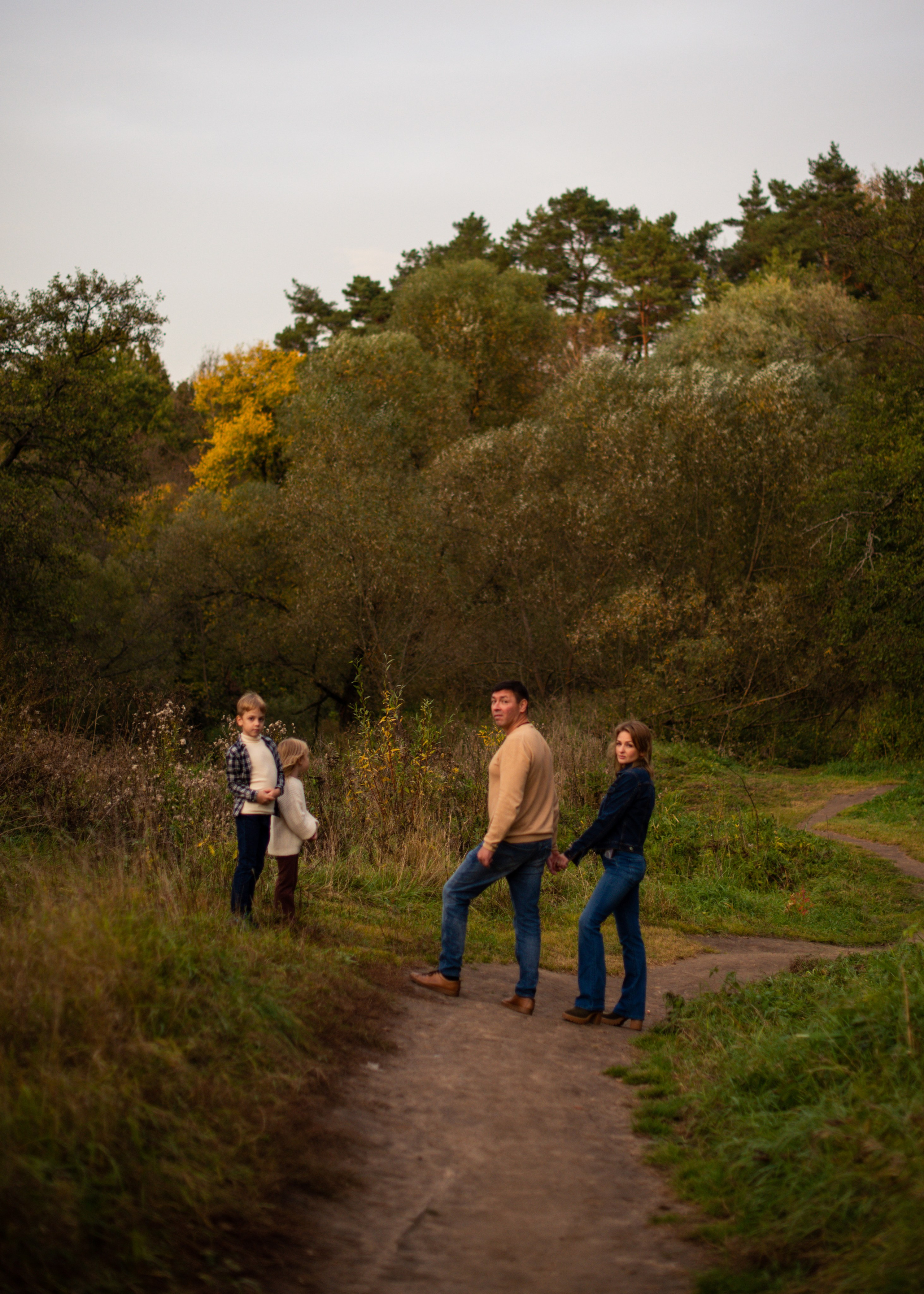 Осенняя прогулка. Семейный и портретный фотограф Надежда Вылку