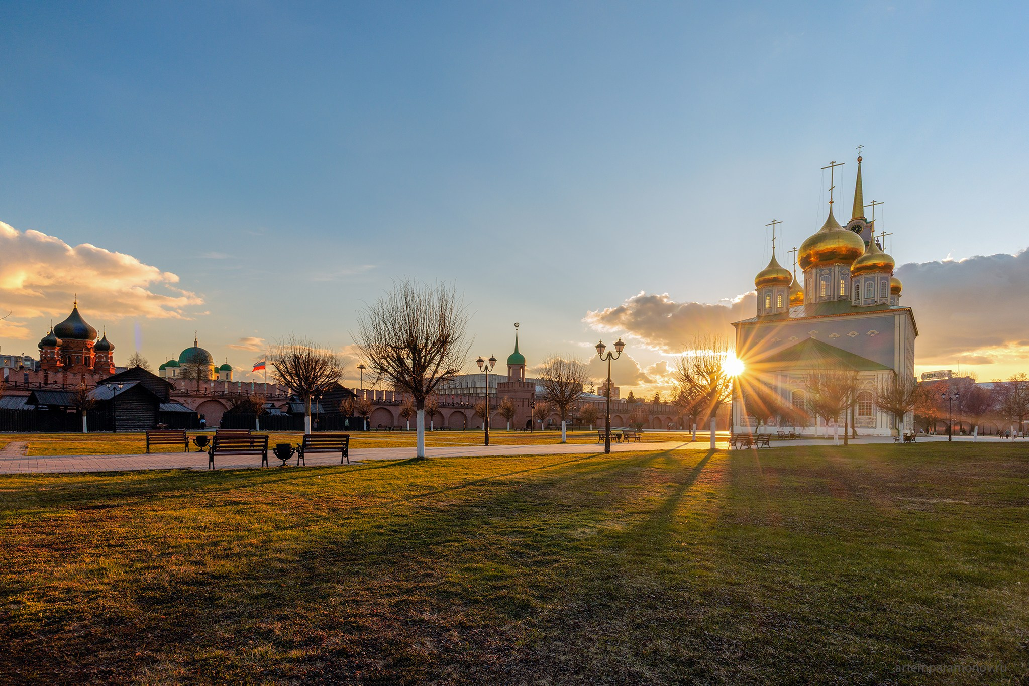 Тульский Кремль на закате. Фотограф Артём Парамонов