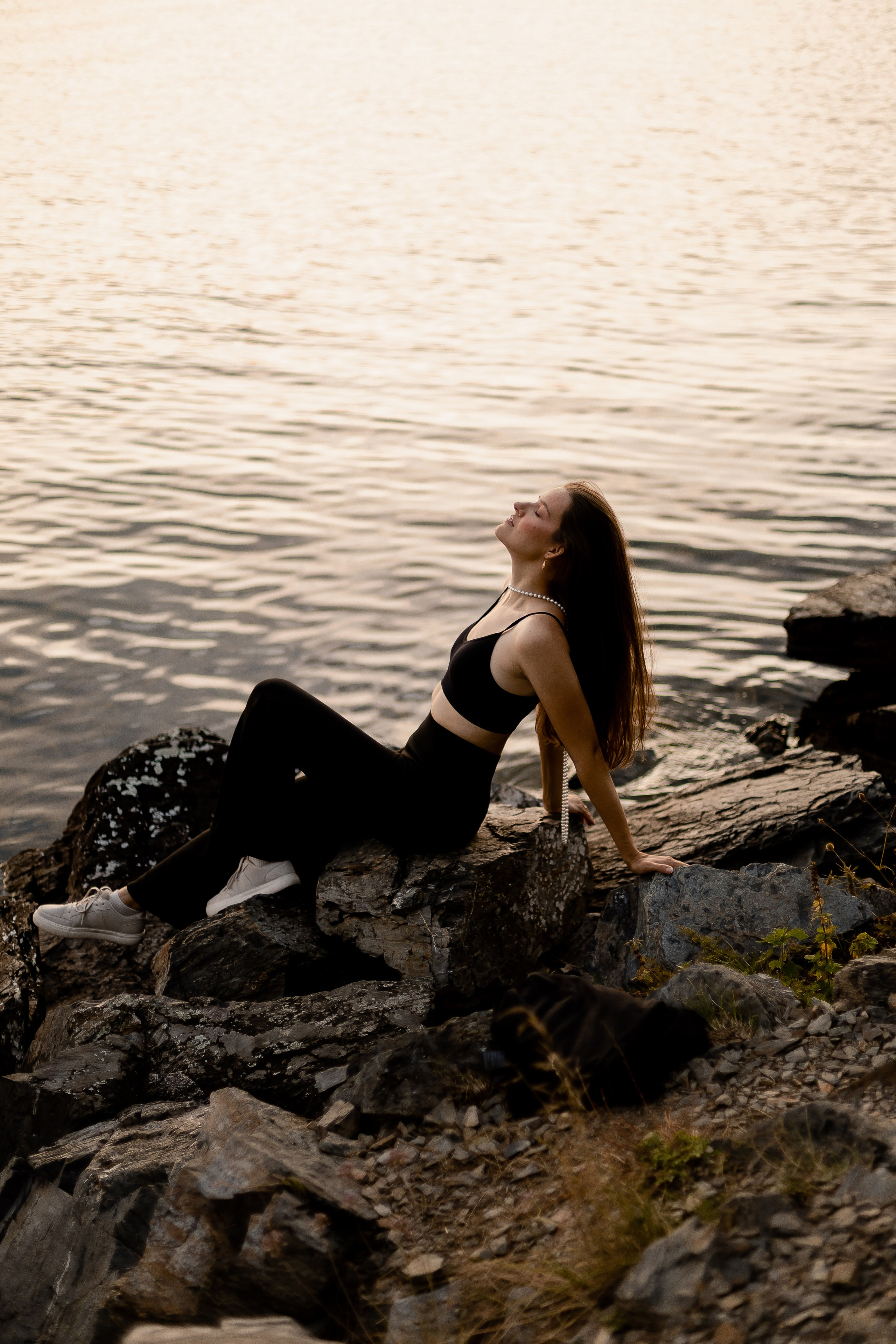 Варя, съёмка на озере. Свадебный и портретный фотограф в Миассе Филиппенко Дарья