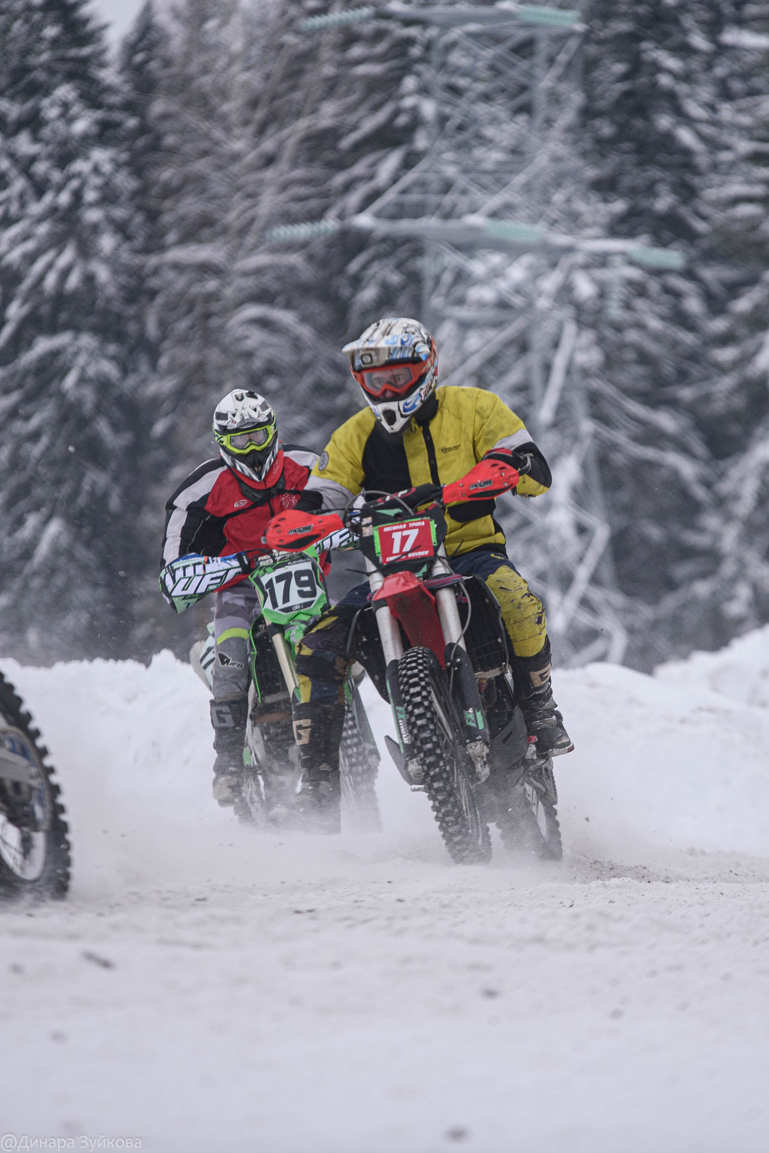 Зимний этап соревнований по мотокроссу. г. Городец. Мотофотограф в Нижнем Новгороде Динара Зуйкова