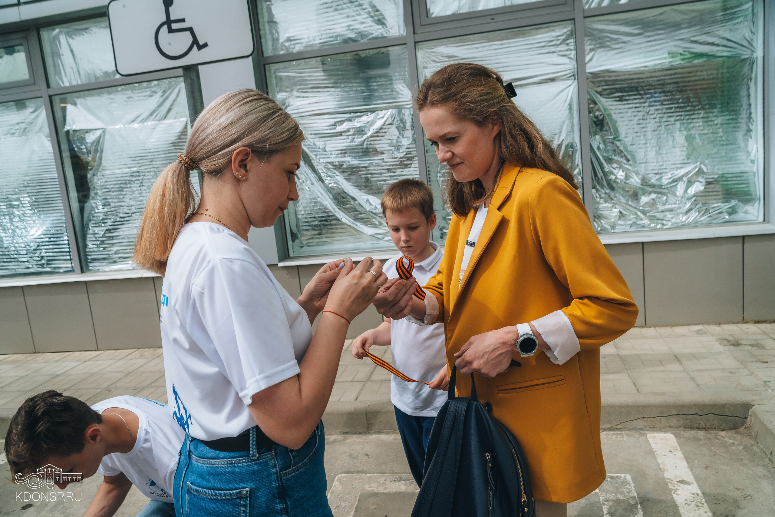 «Георгиевская ленточка». Новотитаровский Дом культуры