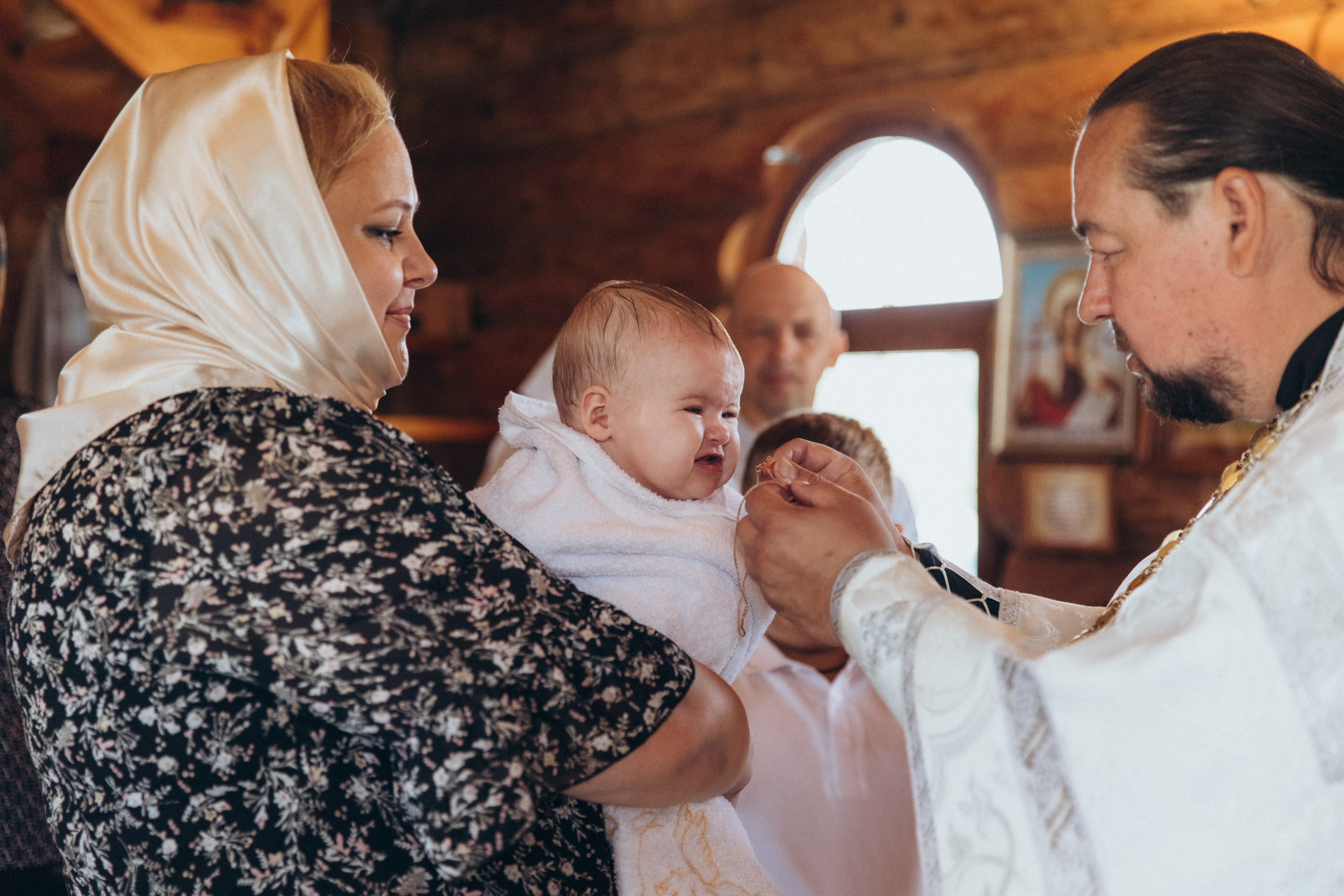 Крещение Марьяны. Фотограф на крещение в Рязани. Семейный фотограф