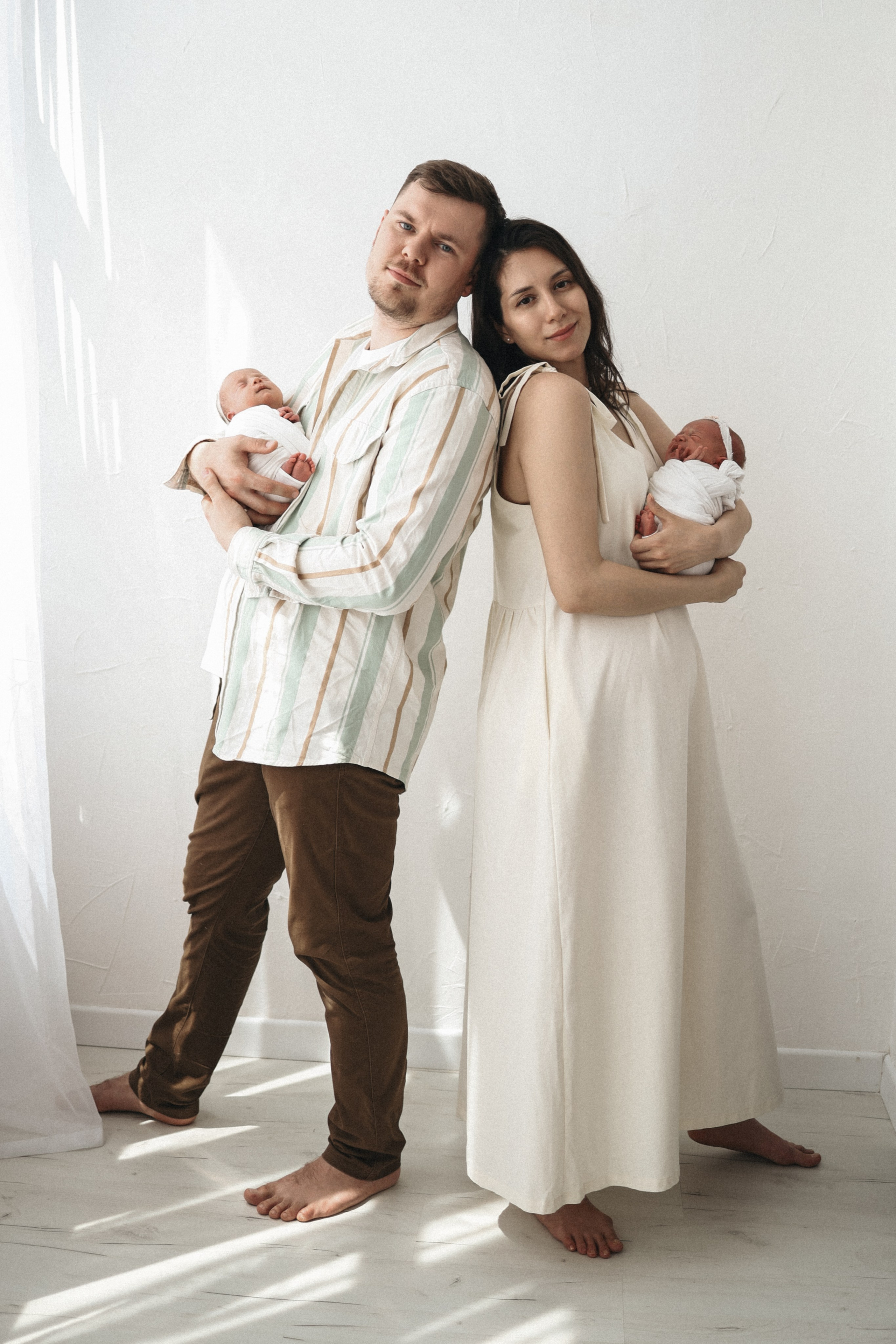 Двойня. Фотограф новорожденных и детский фотограф в Новосибирске