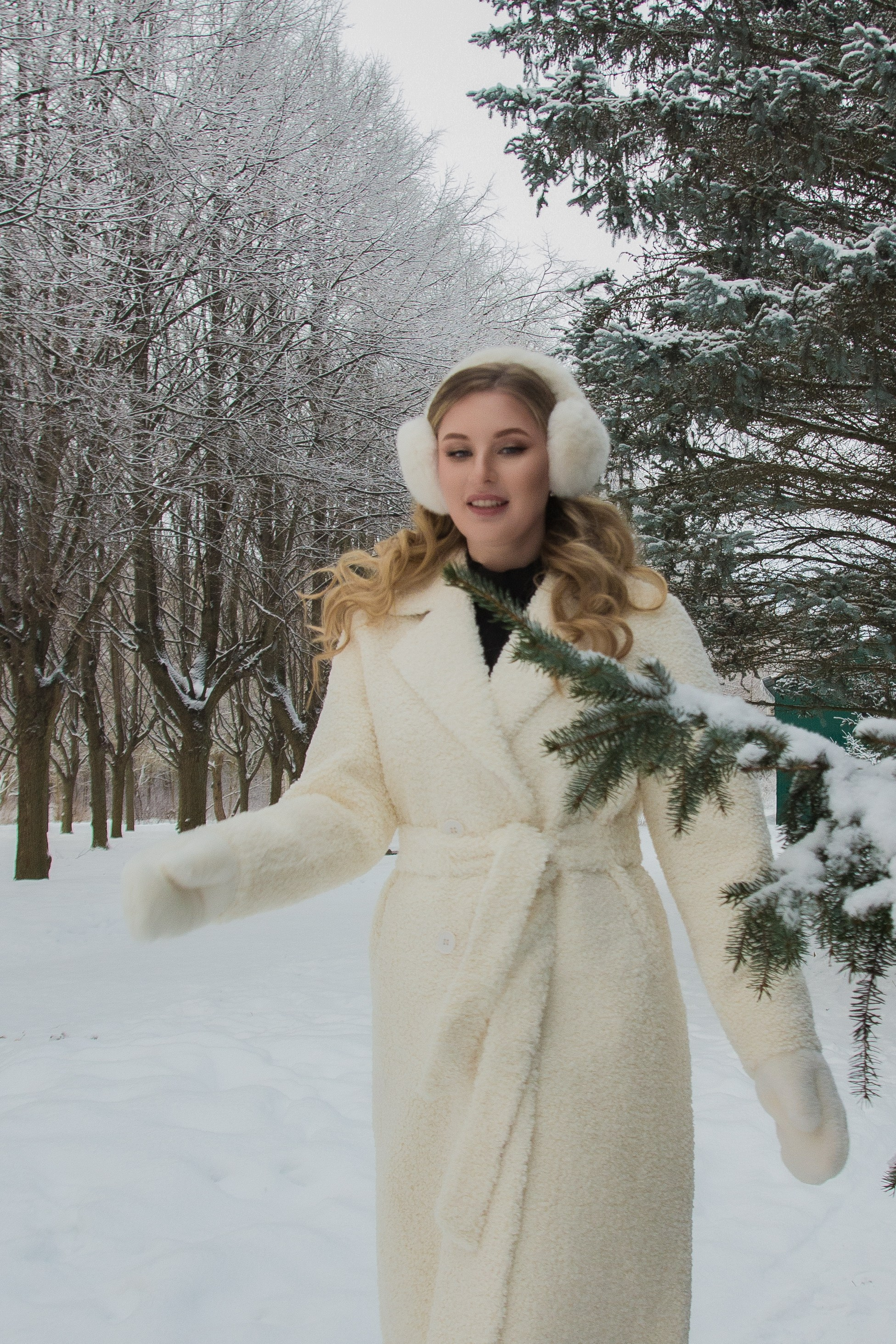 Морозный день. Женский портрет и немного больше в Санкт-Петербурге