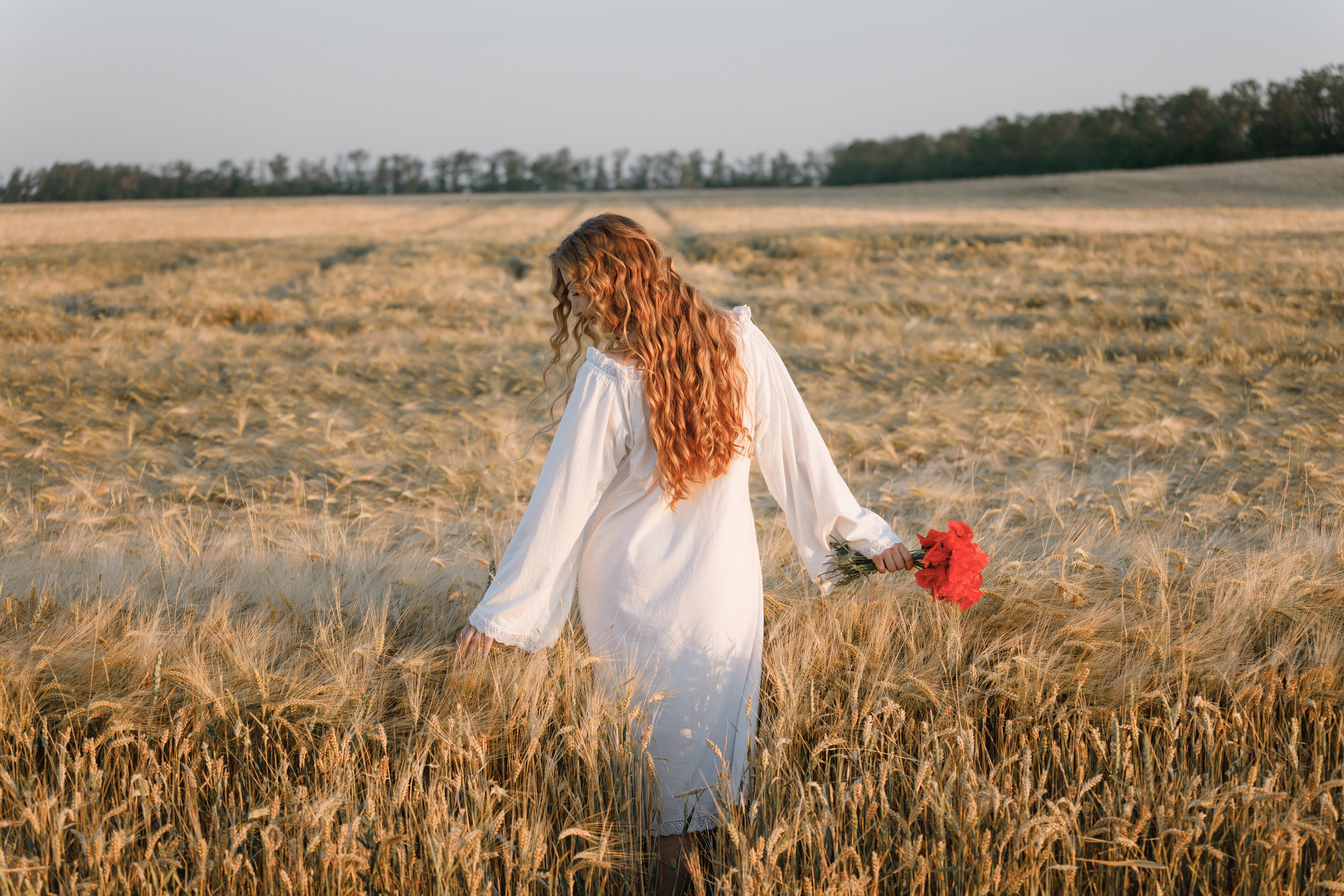 Фотосессия в маковом поле на закате. Свадебный и семейный фотограф в Краснодарском крае Мария Данилкина