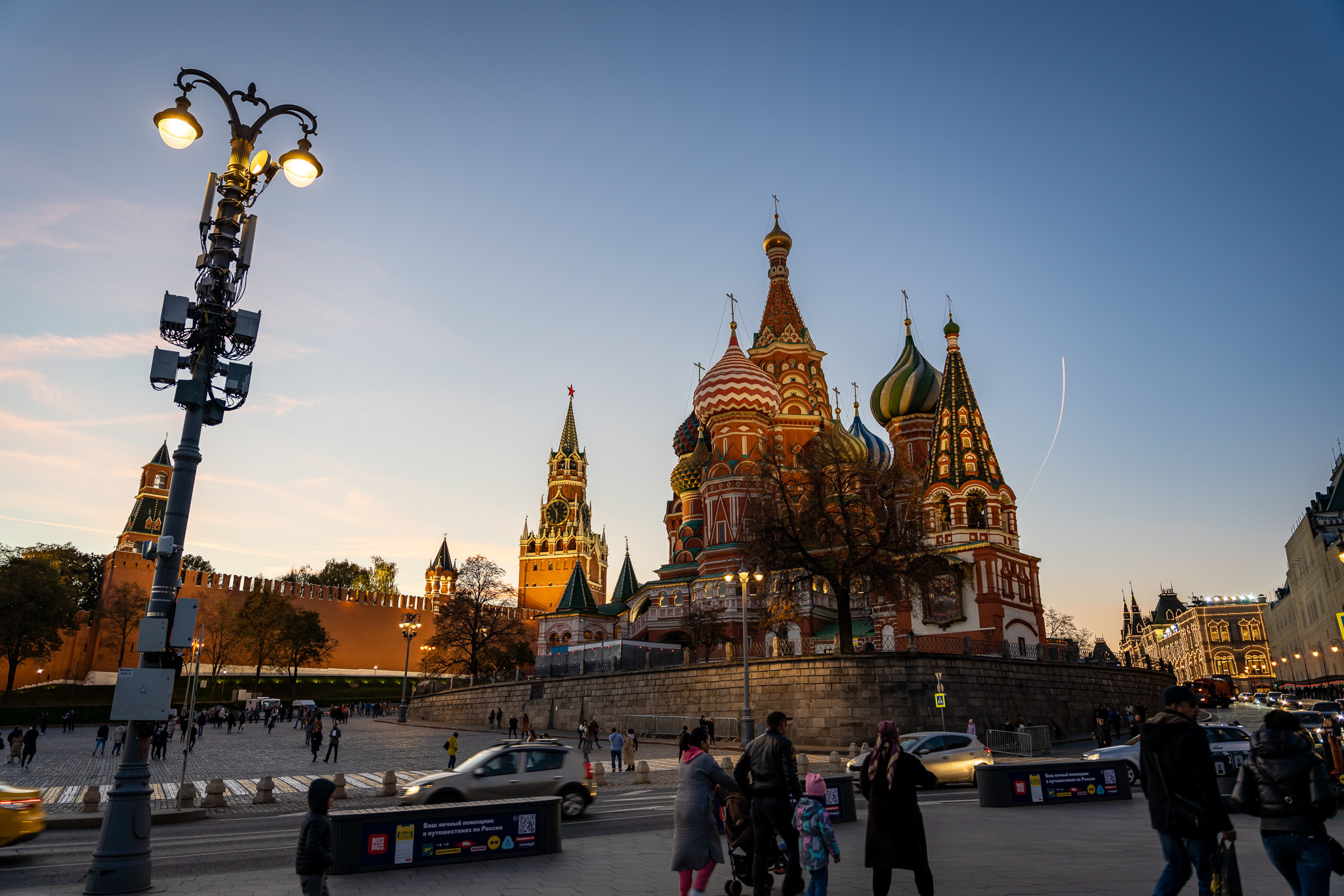 Храм Василия Блаженного на Красной площади в Москве