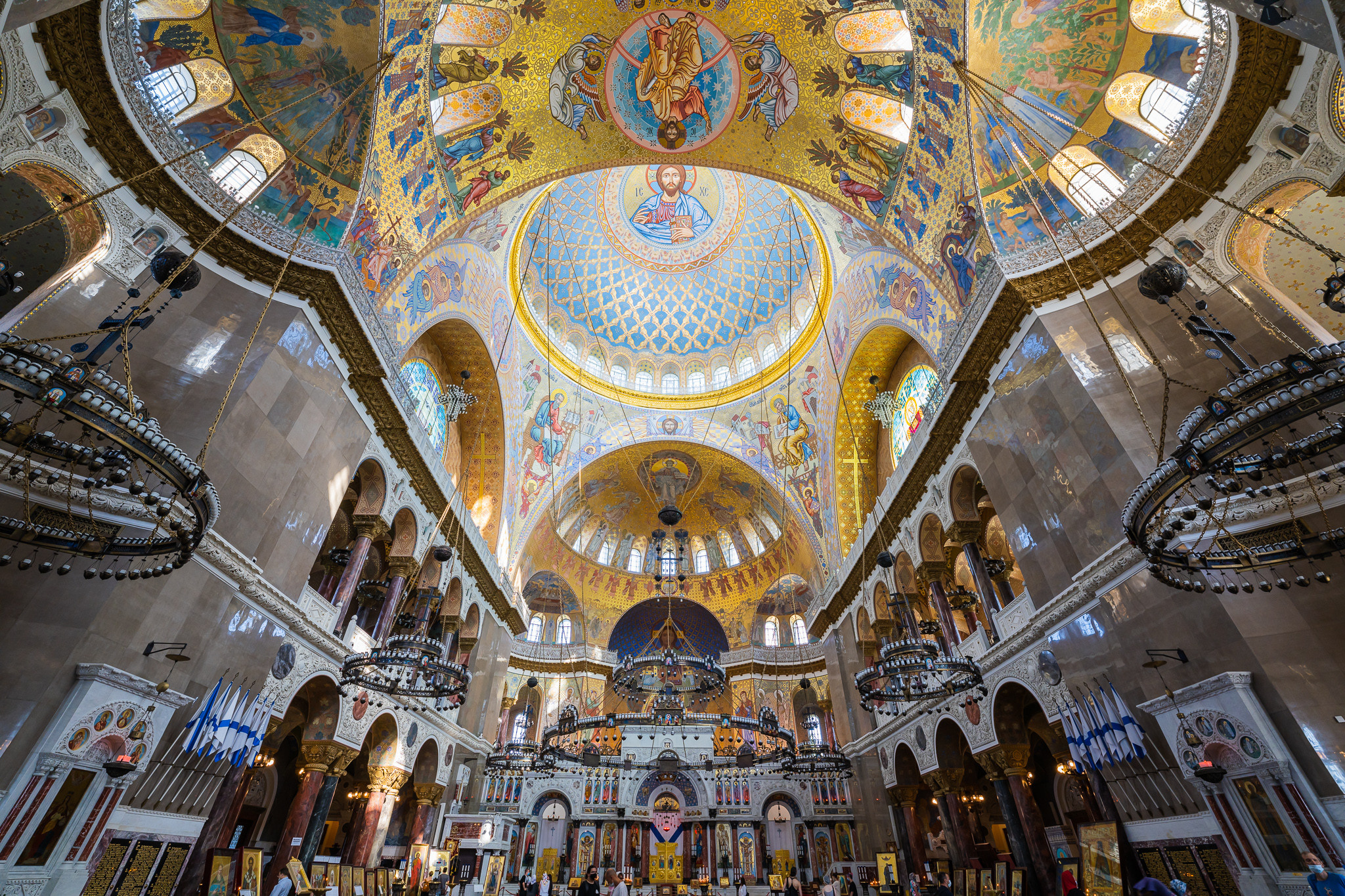 Интерьер Морского Никольского собора в Кронштадте