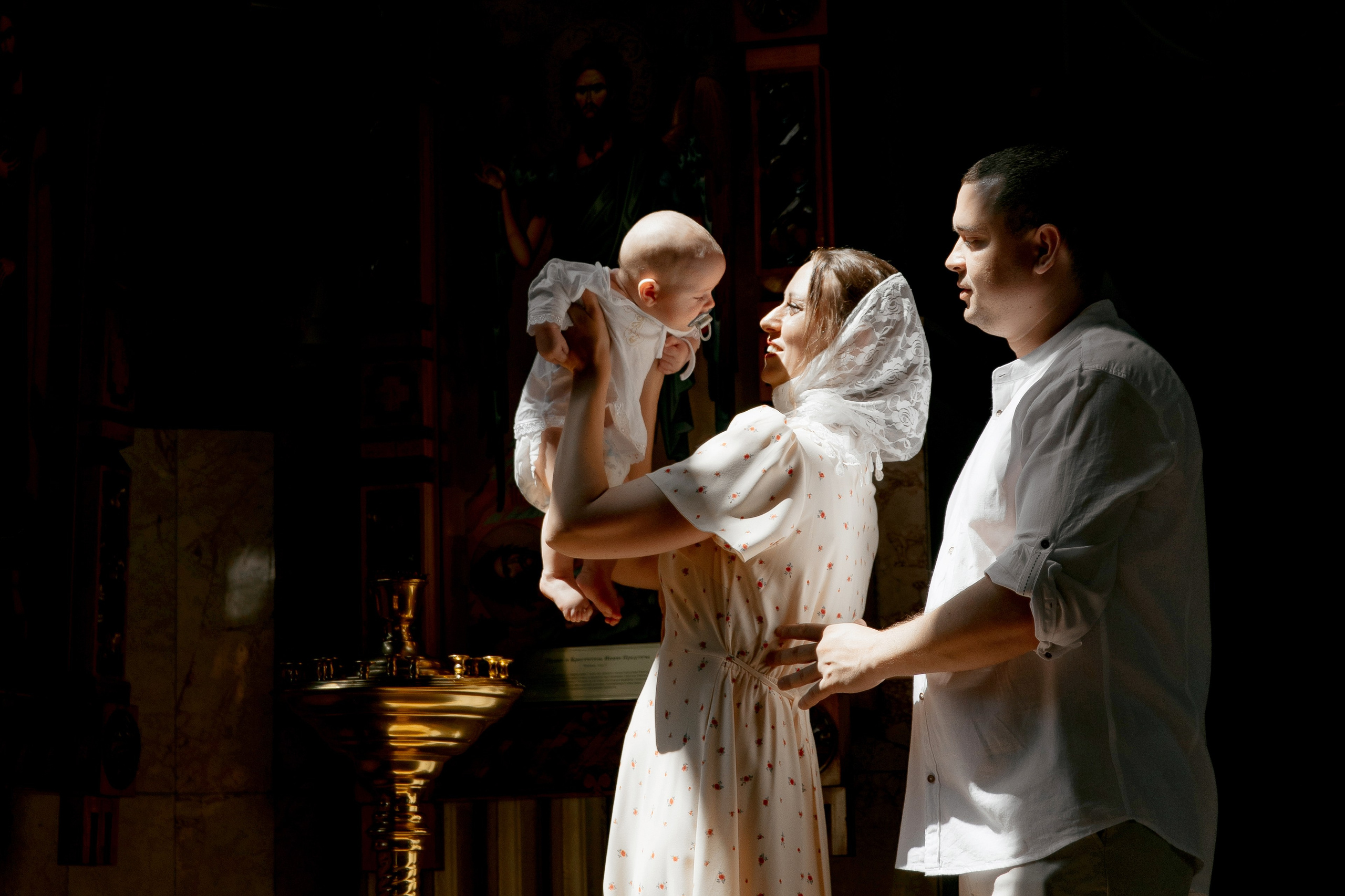 Таинство Крещения Михаила. Свадебный и Семейный Фотограф в Краснодаре