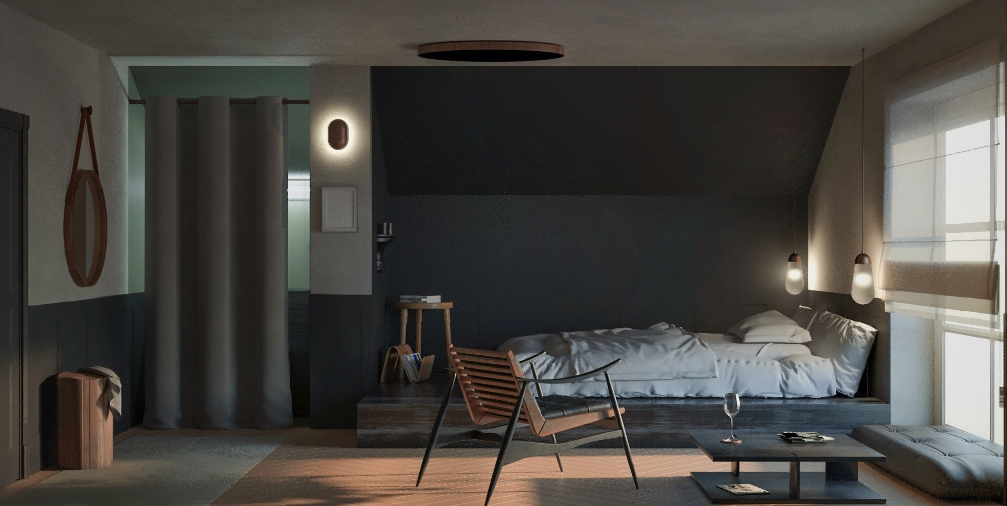 Частный загородный дом. Дизайнер интерьера в Москве Екатерина Шаймердинова