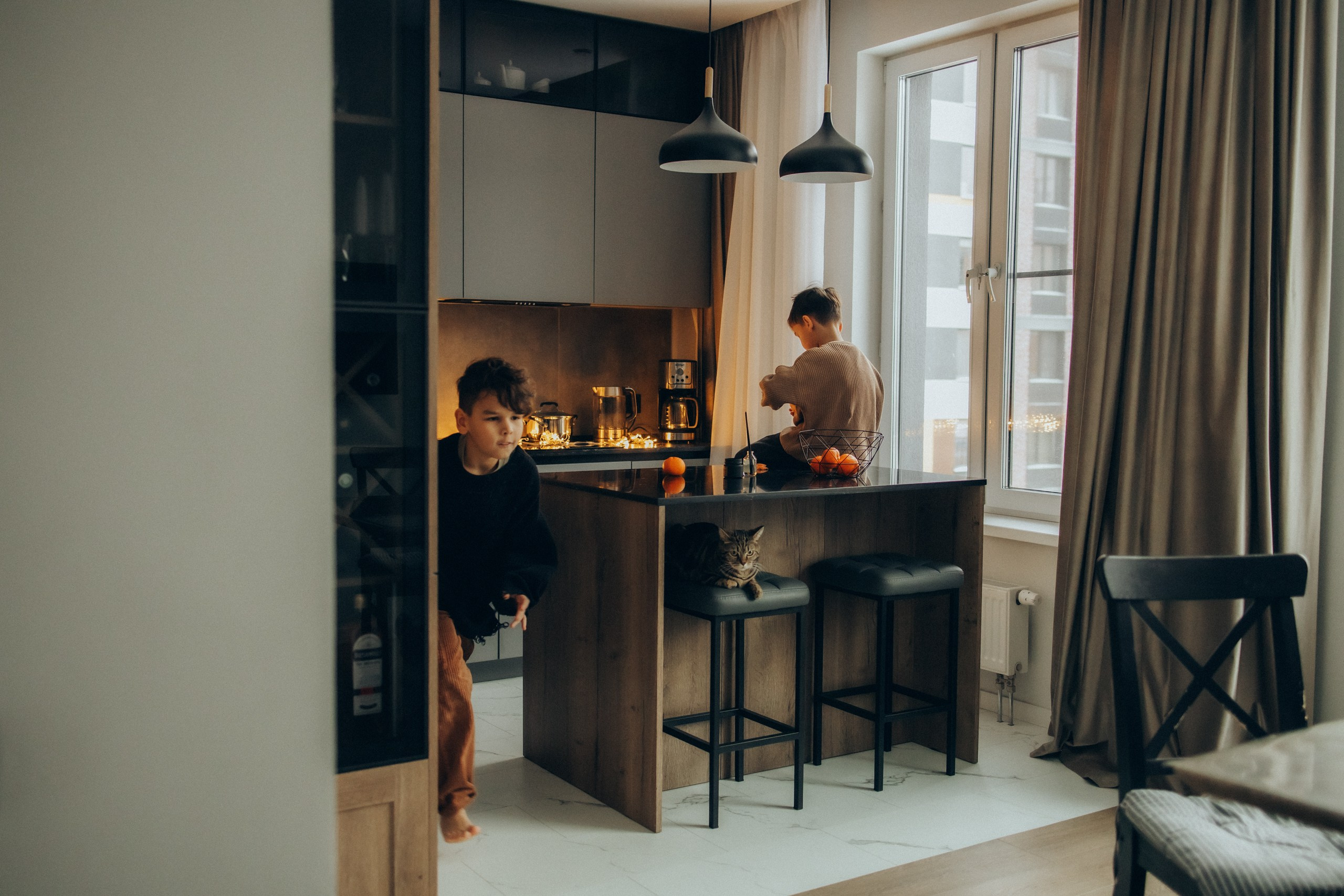 Руслан, Тимур и Луна. Семейный фотограф Москва