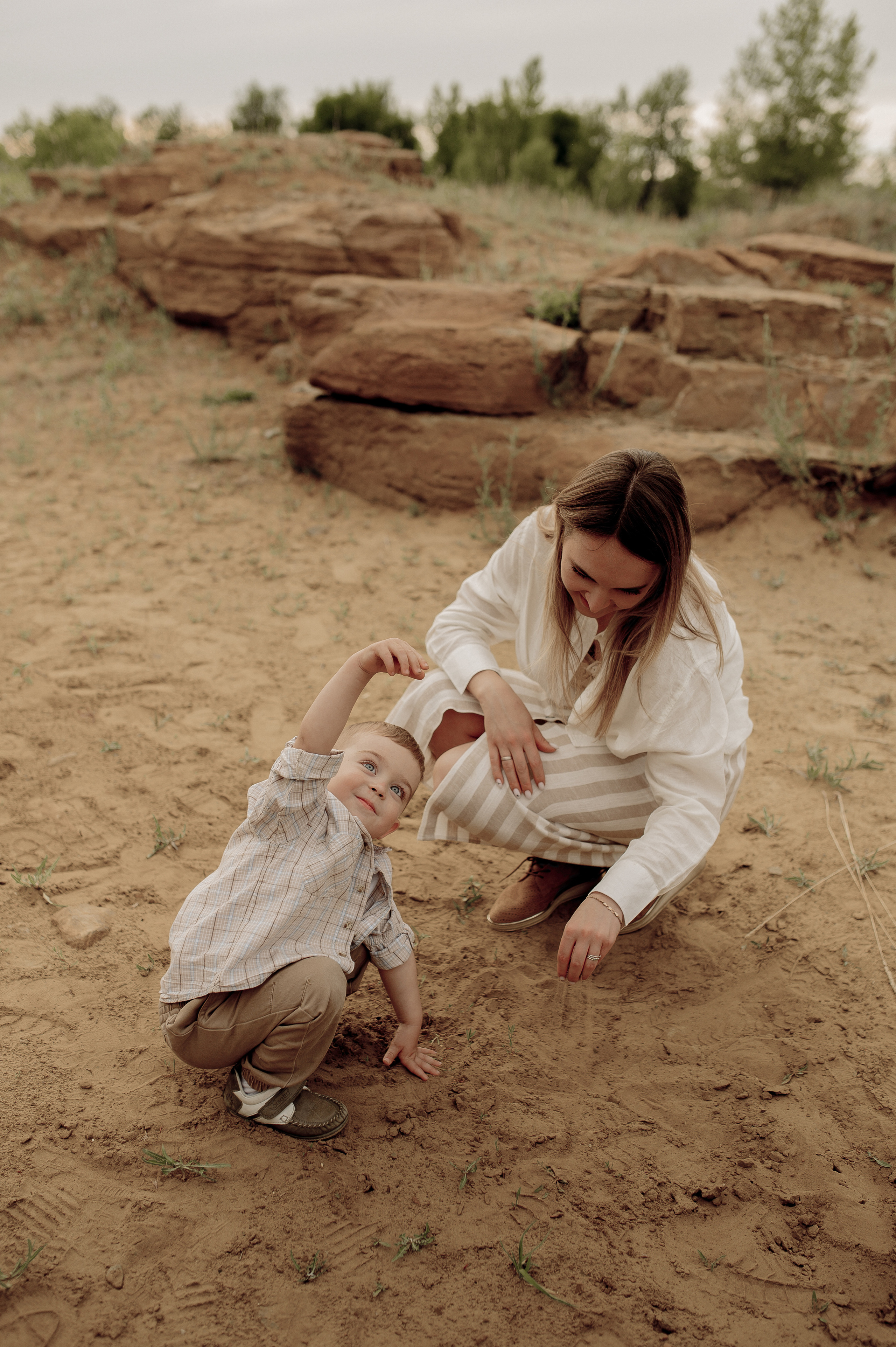 Ирина, Дима и их сынишки. Фотограф Мария Стрелкова