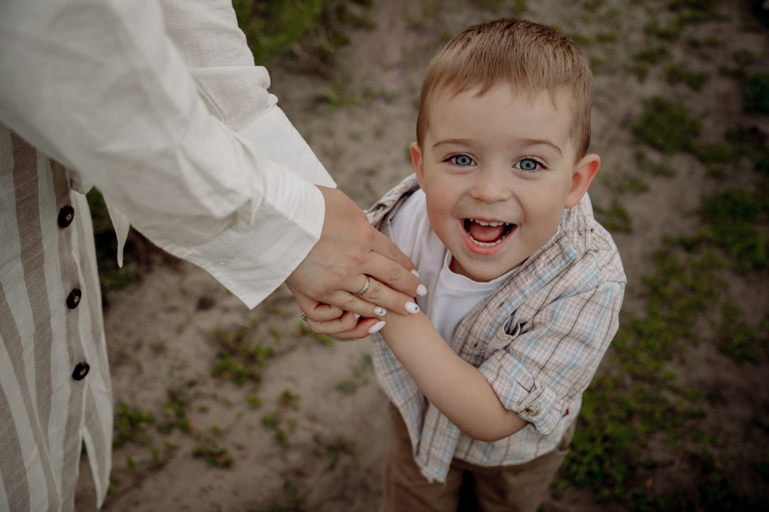 Ирина, Дима и их сынишки. Фотограф Мария Стрелкова