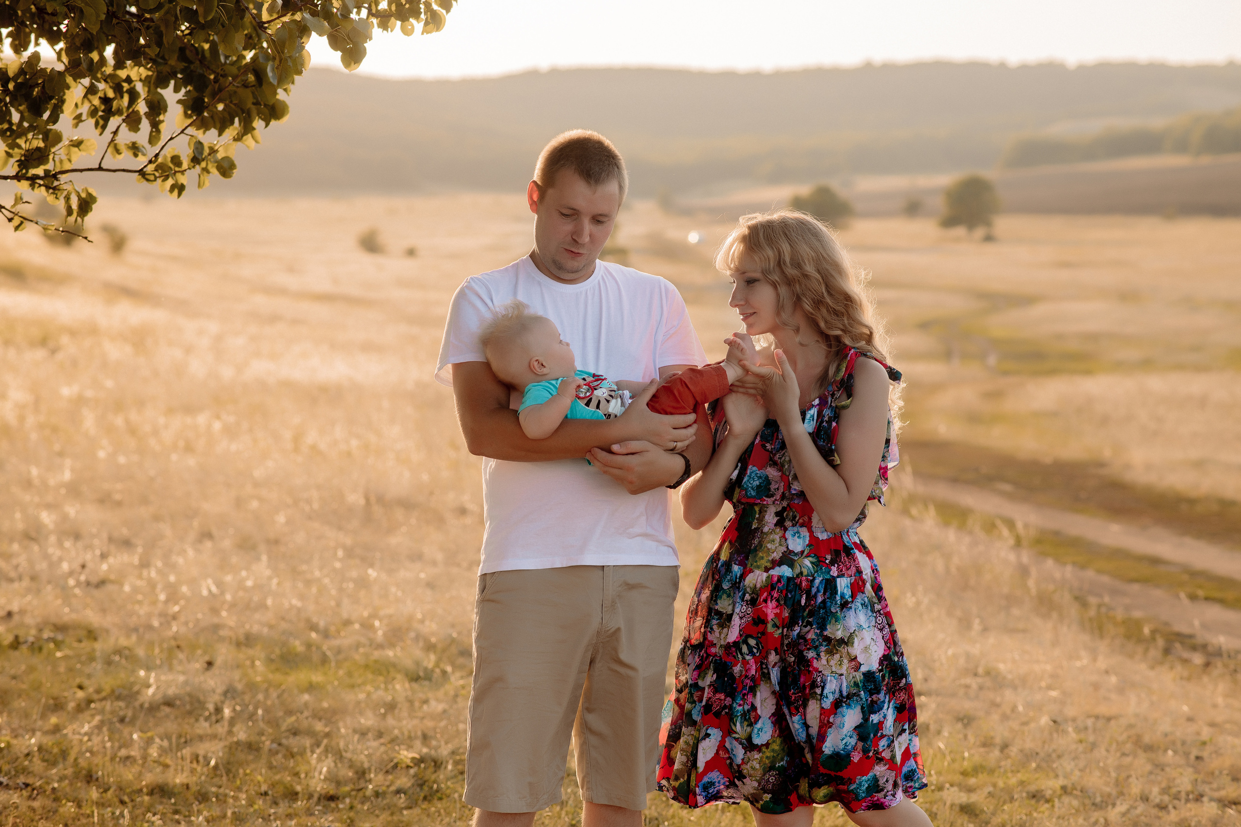 Настя, Валентин и Сашулька. Фотограф Мария Стрелкова