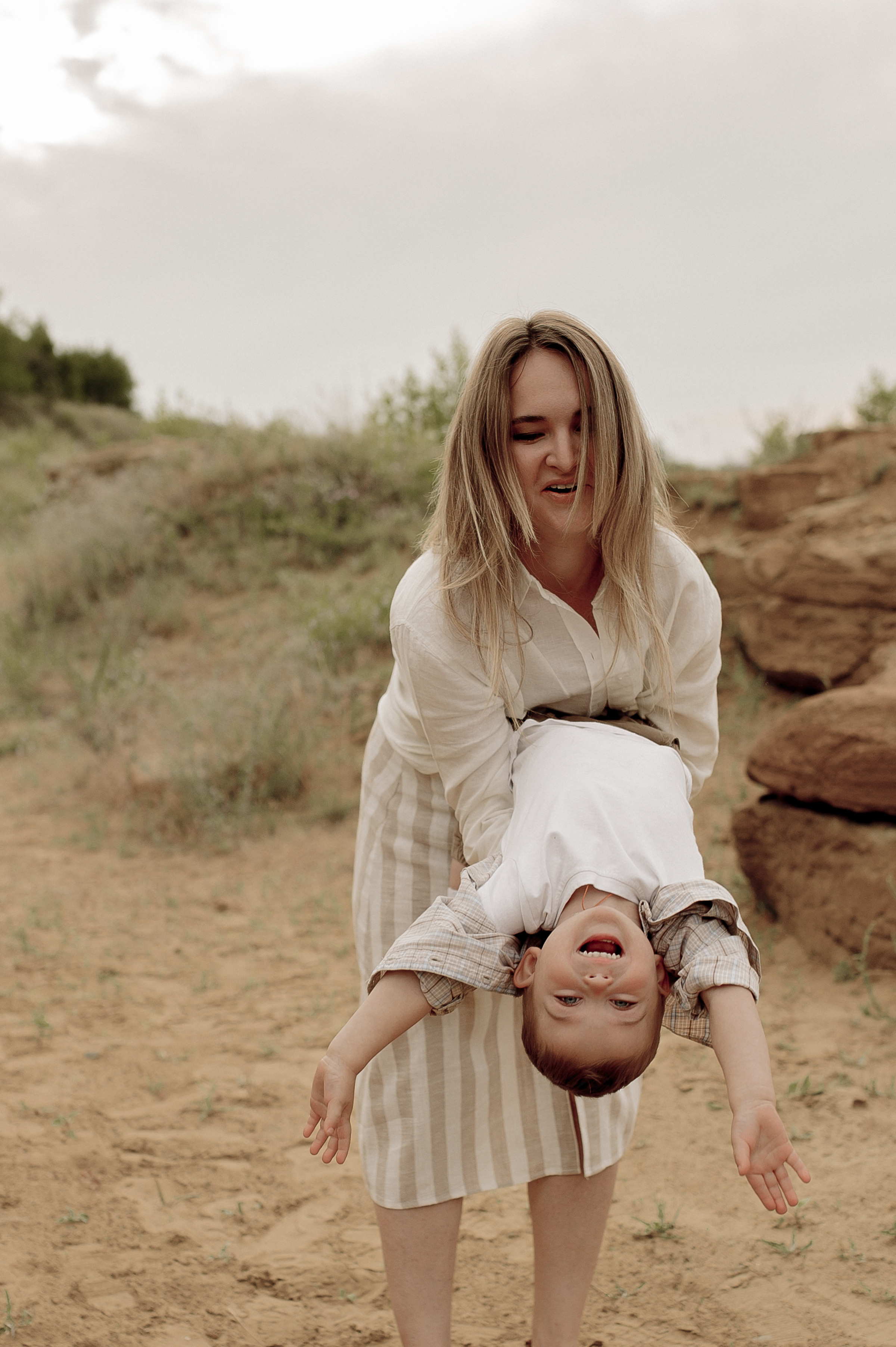 Ирина, Дима и их сынишки. Фотограф Мария Стрелкова