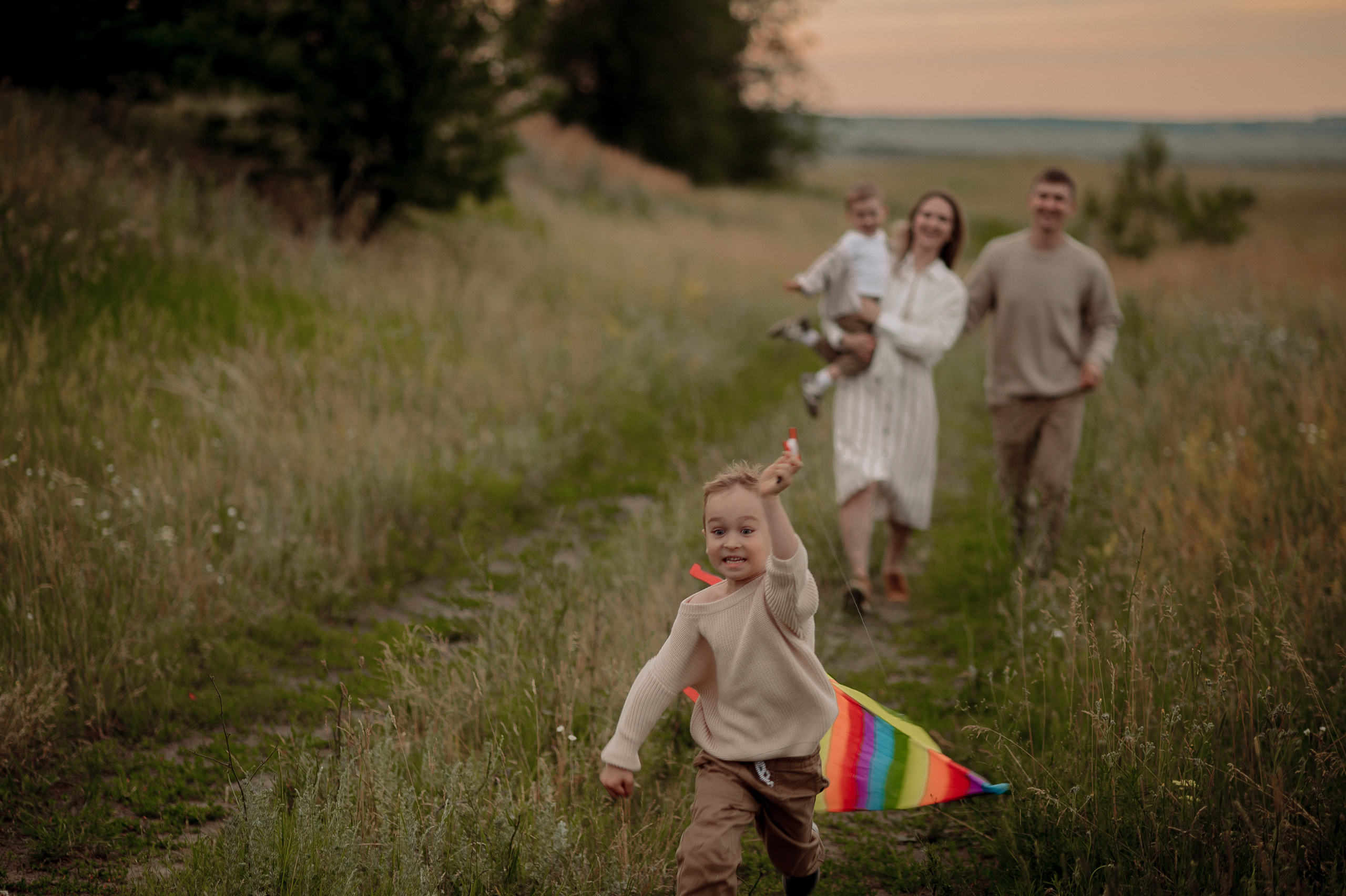 Ирина, Дима и их сынишки. Фотограф Мария Стрелкова