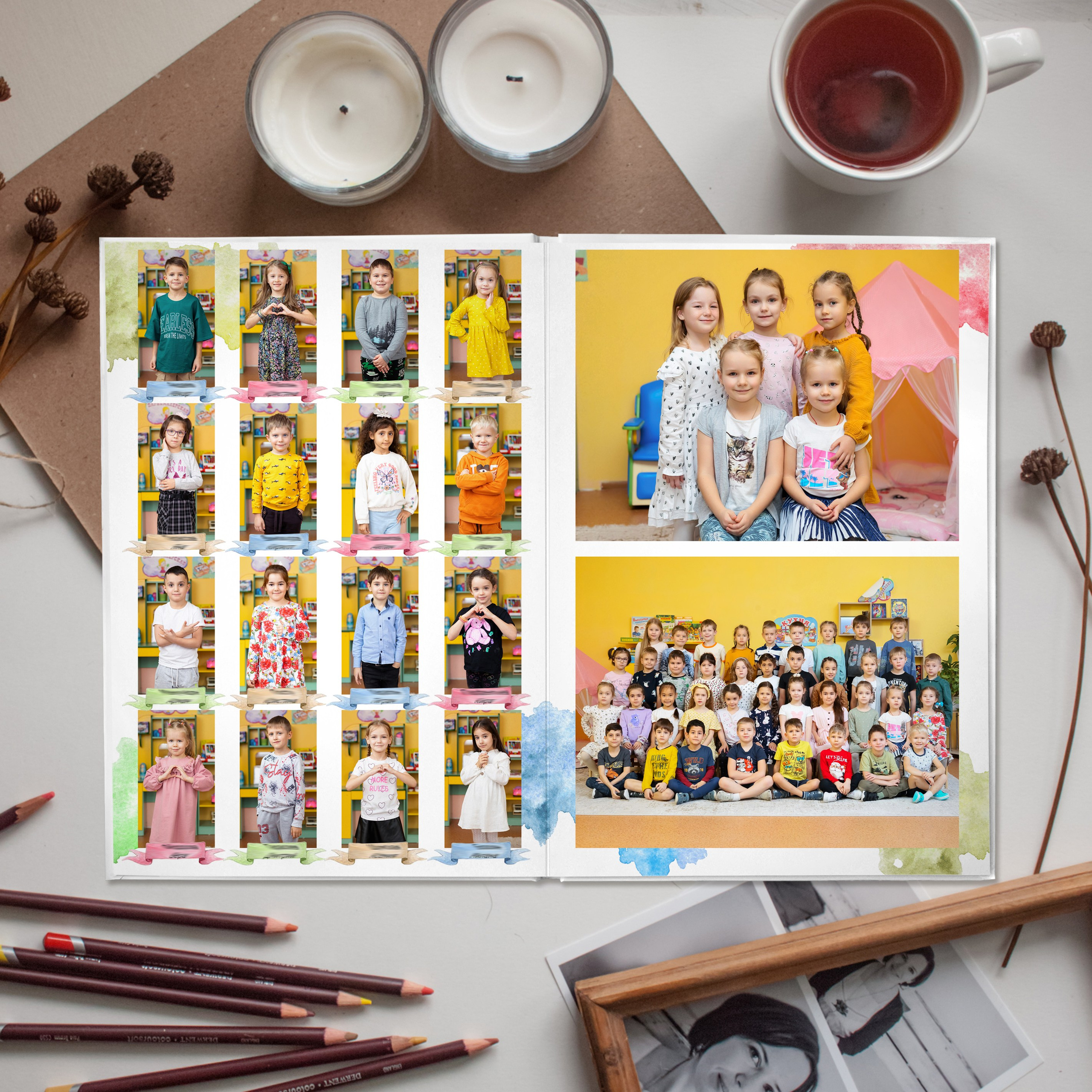 Примеры альбомов в Детский сад. Фотограф г. Москва Олеся Пантелеева