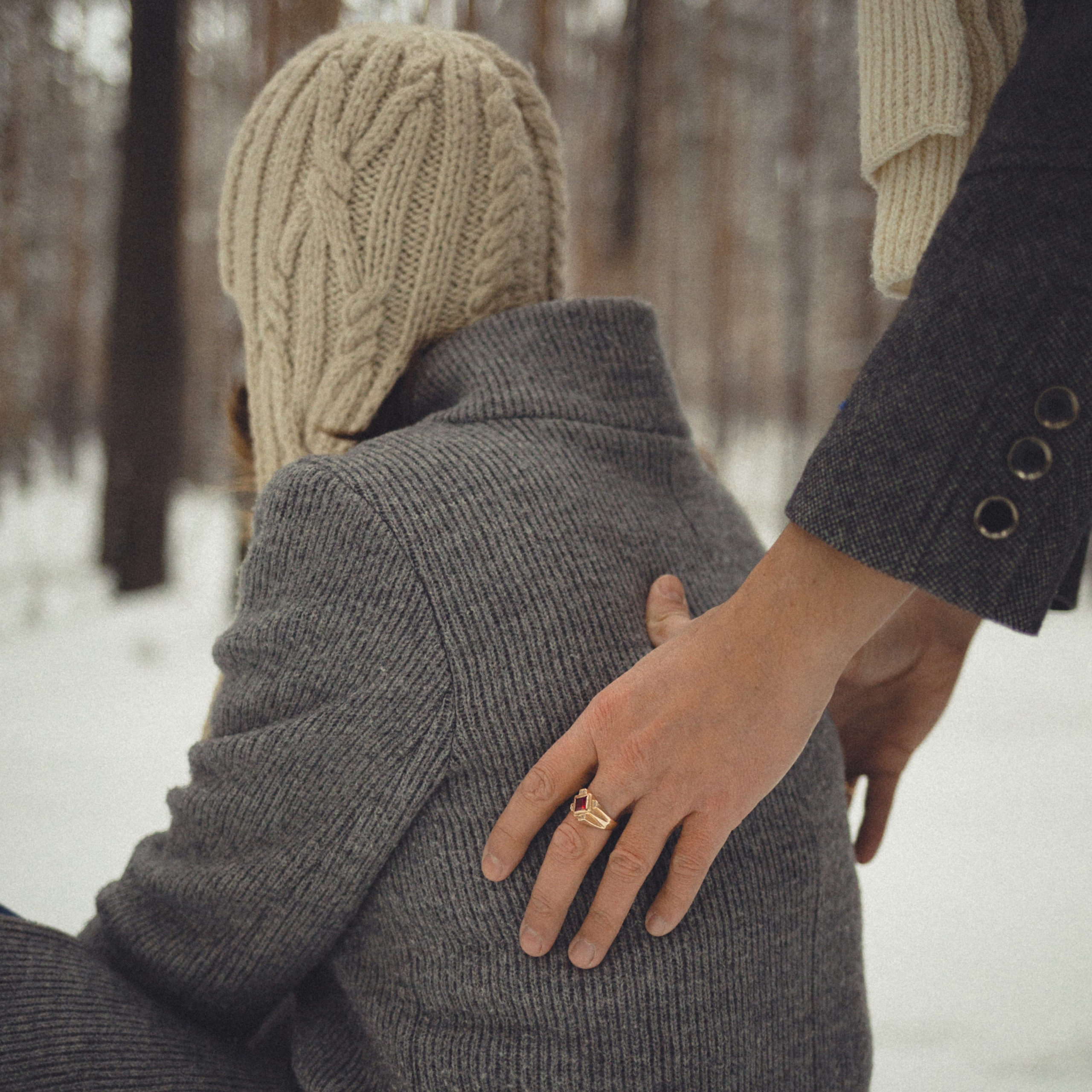 Семейная фотосессия в зимнем лесу. Марина Рерих — портретный фотограф в Екатеринбурге