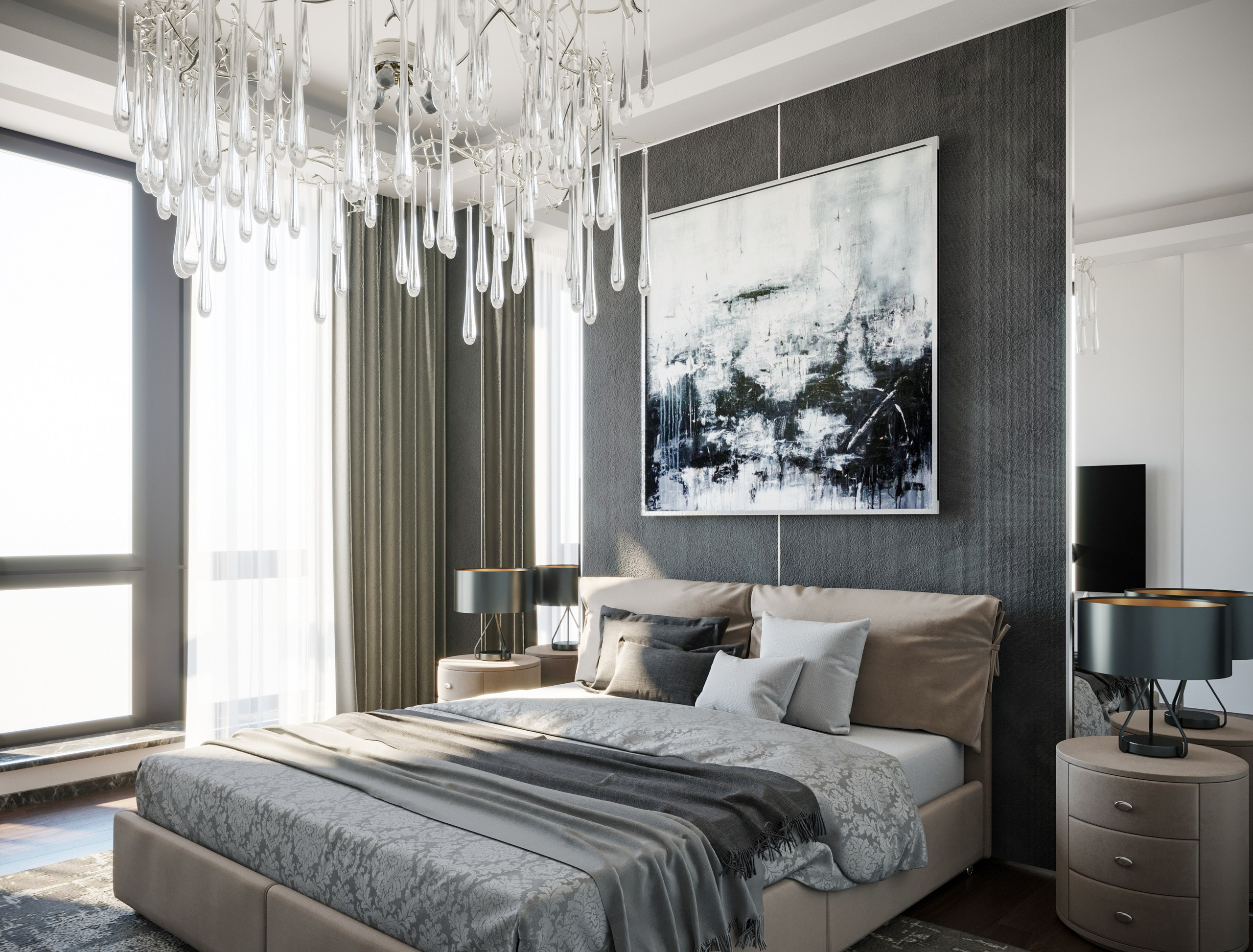 Квартира 138 кв. м. Москва, Ж.К. «Redside». Антон Пичкур — архитектор