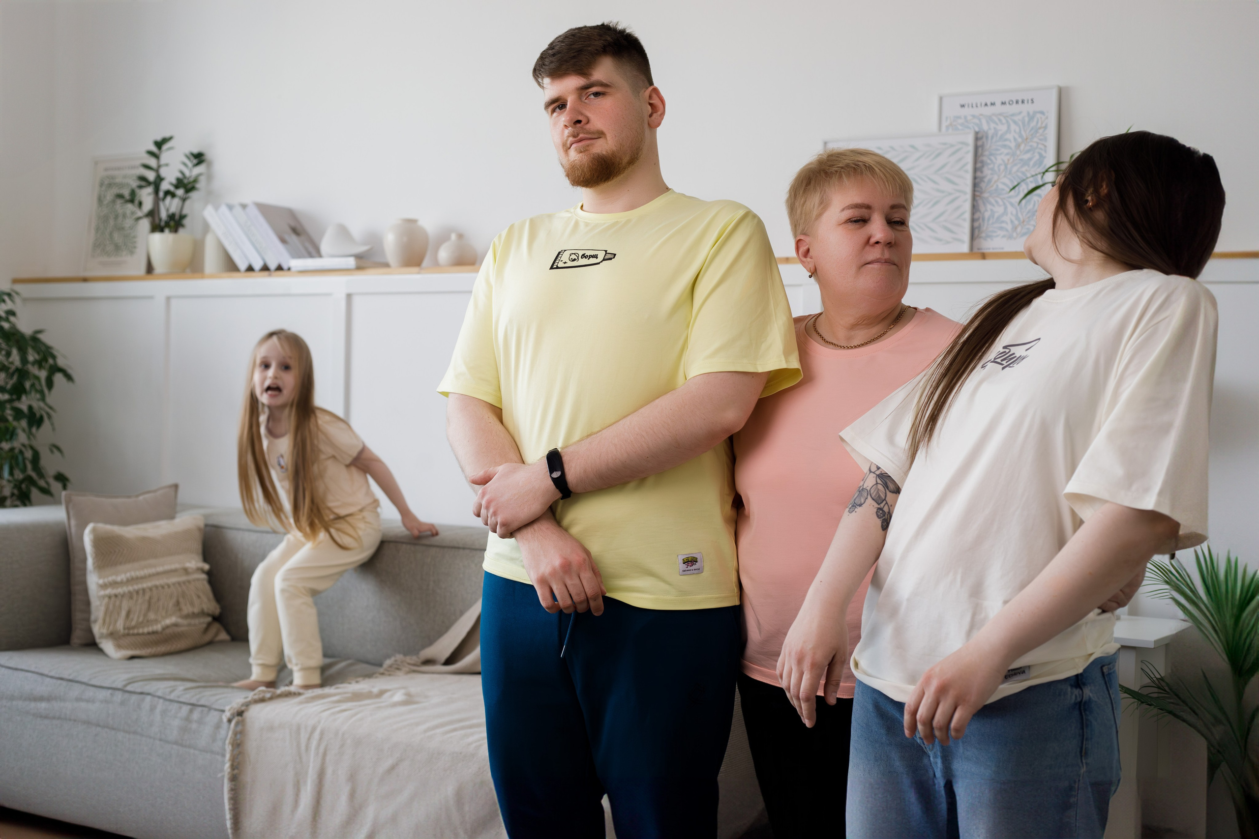 Аннушка и её семья. Фотограф Екатерина Козловская